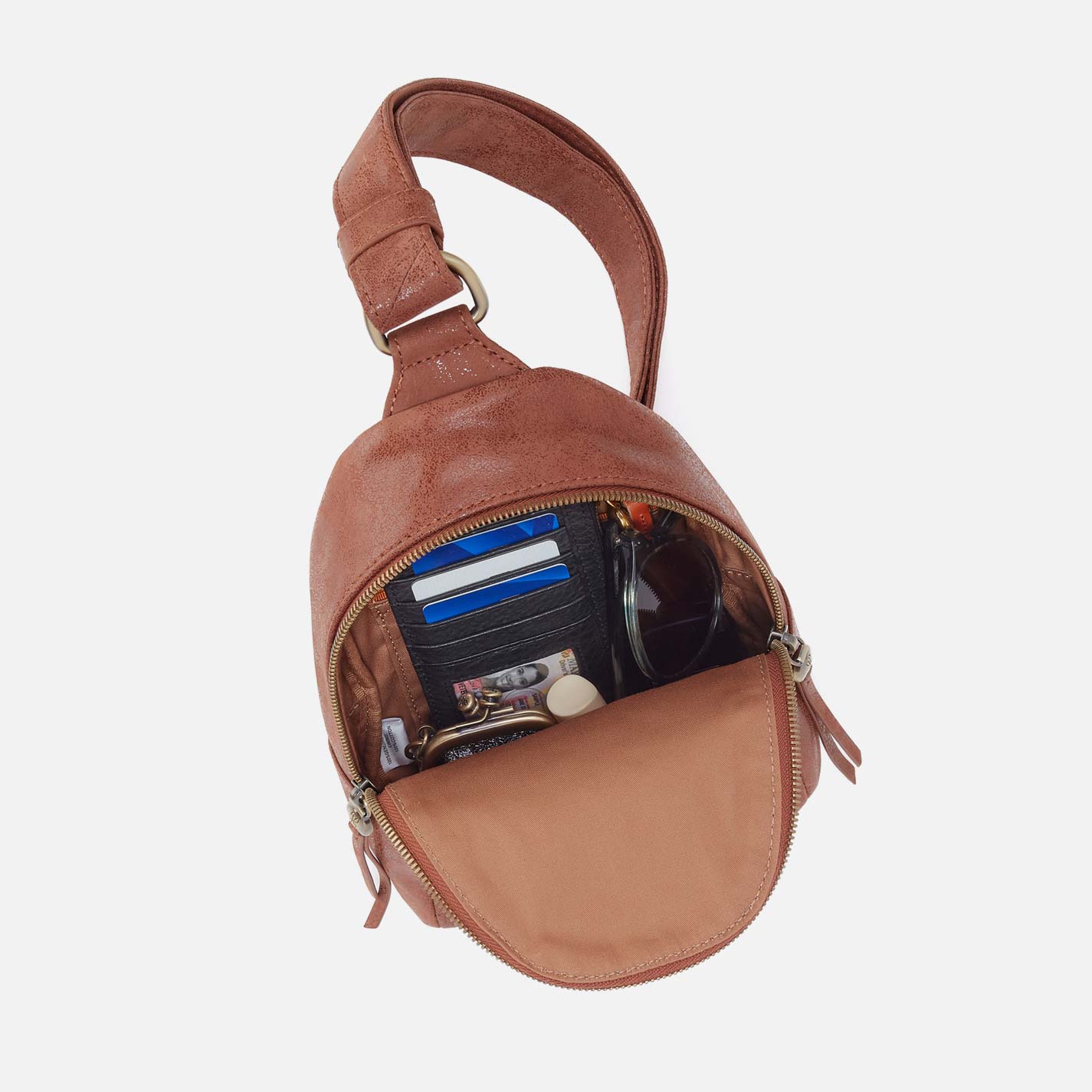
                  
                    HOBO | Fern Sling | Burnished Saddle
                  
                