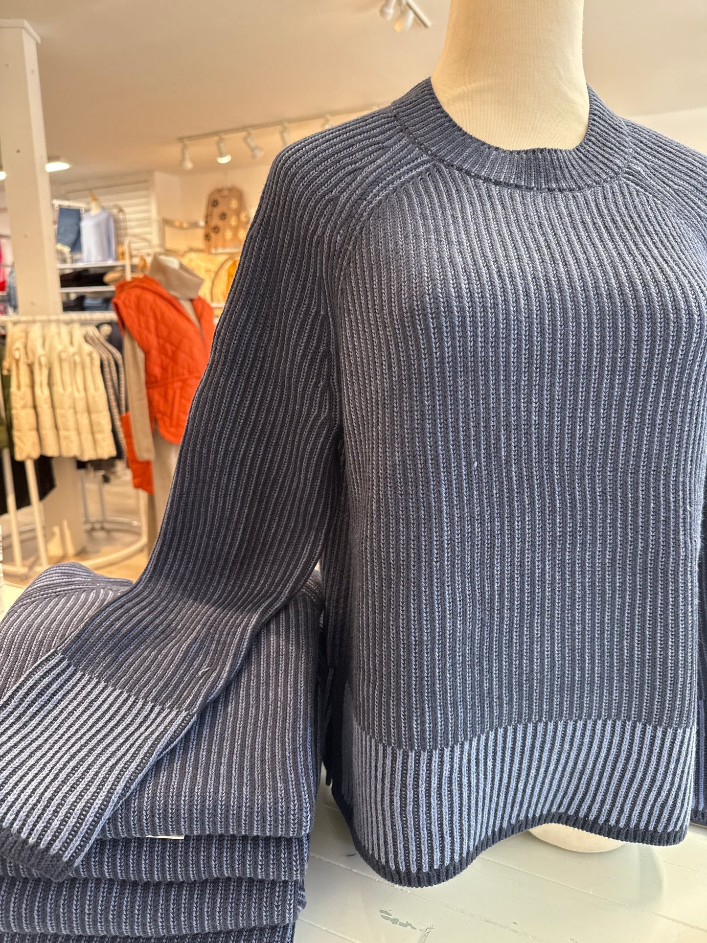 
                  
                    J.Society | Two Tone Plaited Crew Sweater | 22050
                  
                