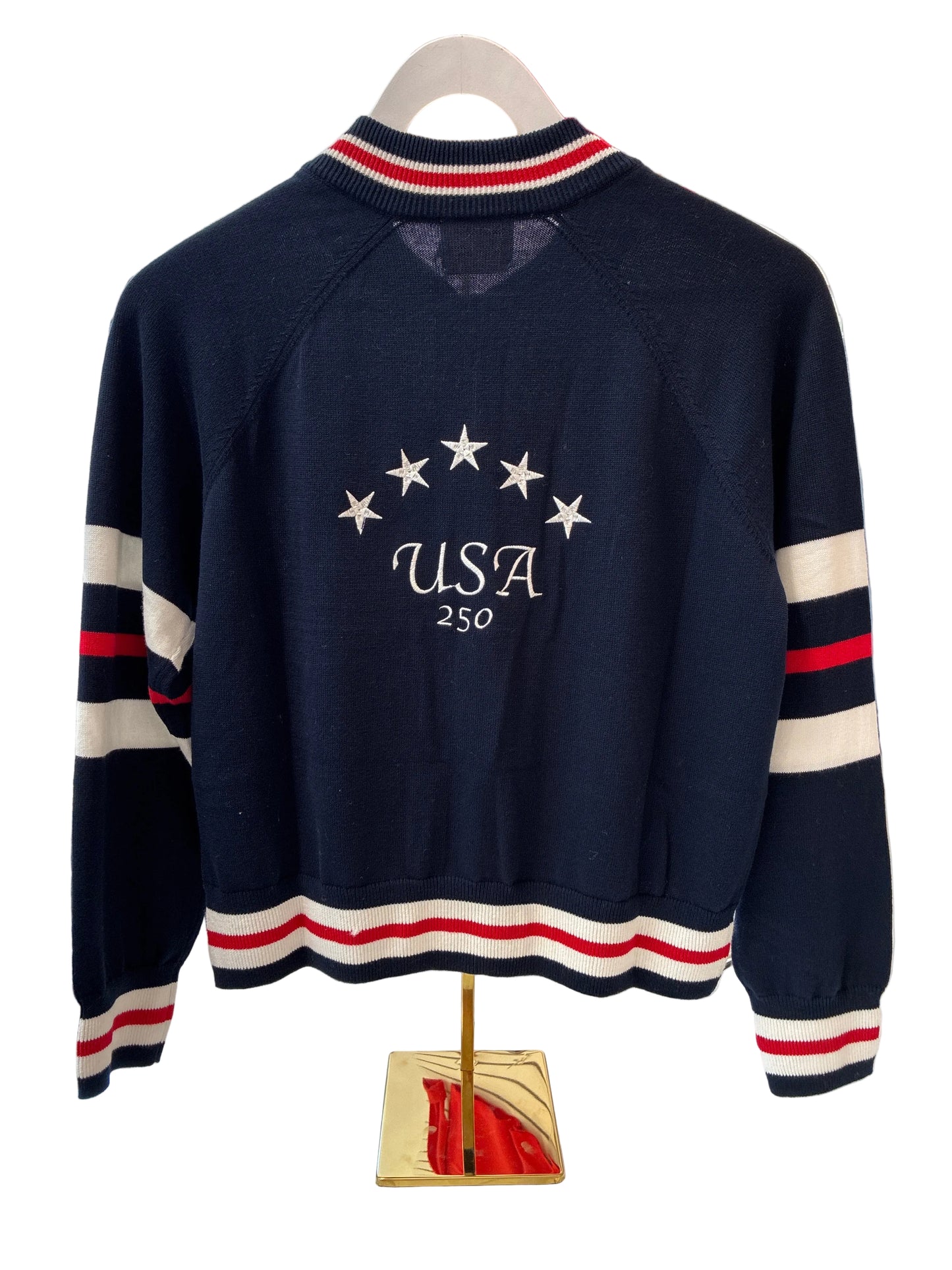 
                  
                    Brodie | USA 250 Stripe Bomber | Navy
                  
                