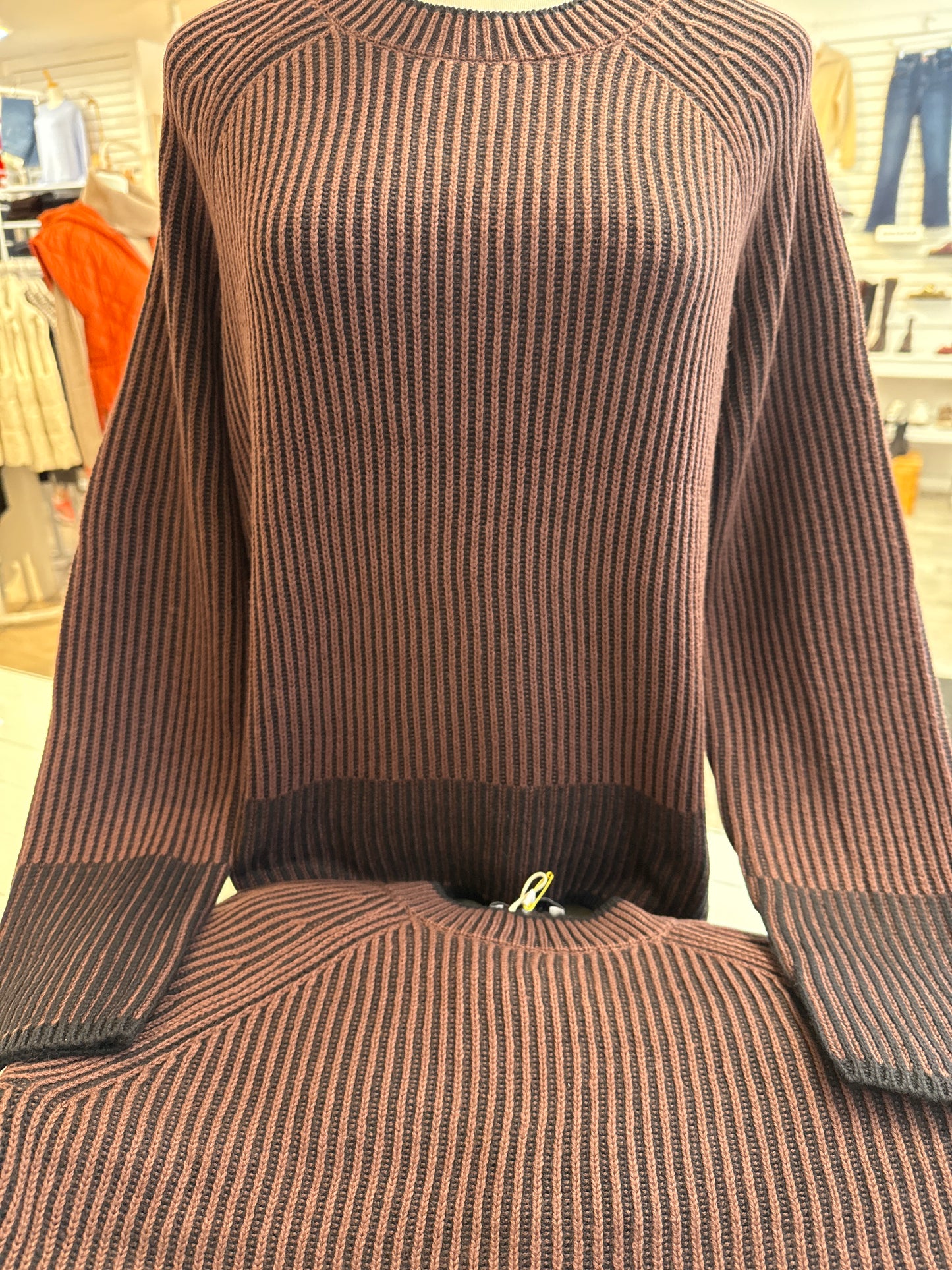 
                  
                    J.Society | Two Tone Plaited Crew Sweater | 22050
                  
                