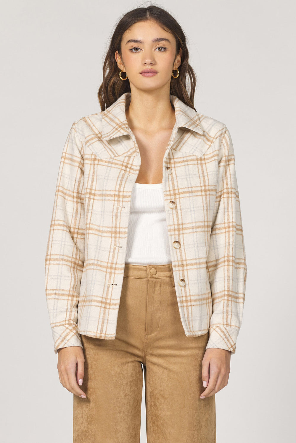 Dear John | West Butterpecan Plaid jacket