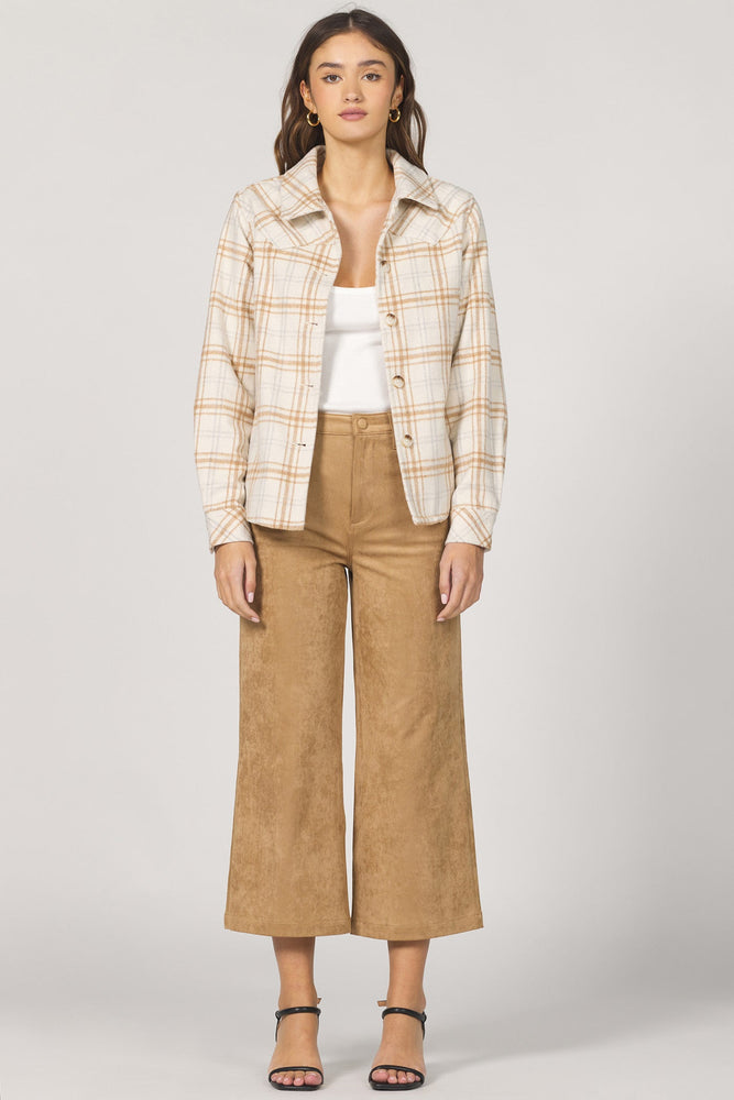
                  
                    Dear John | West Butterpecan Plaid jacket
                  
                