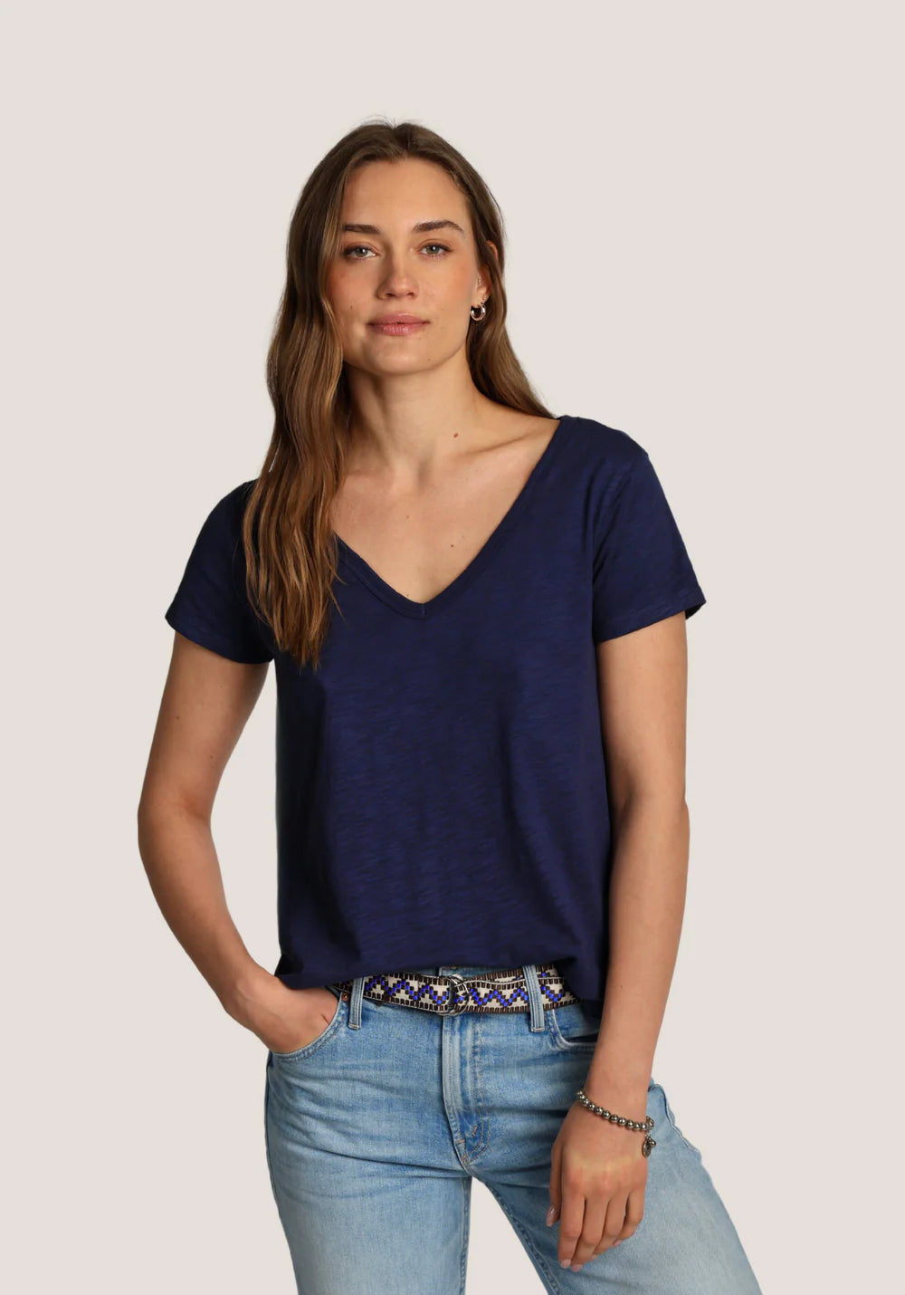 
                  
                    Dylan | S/S Deep V-Tee
                  
                