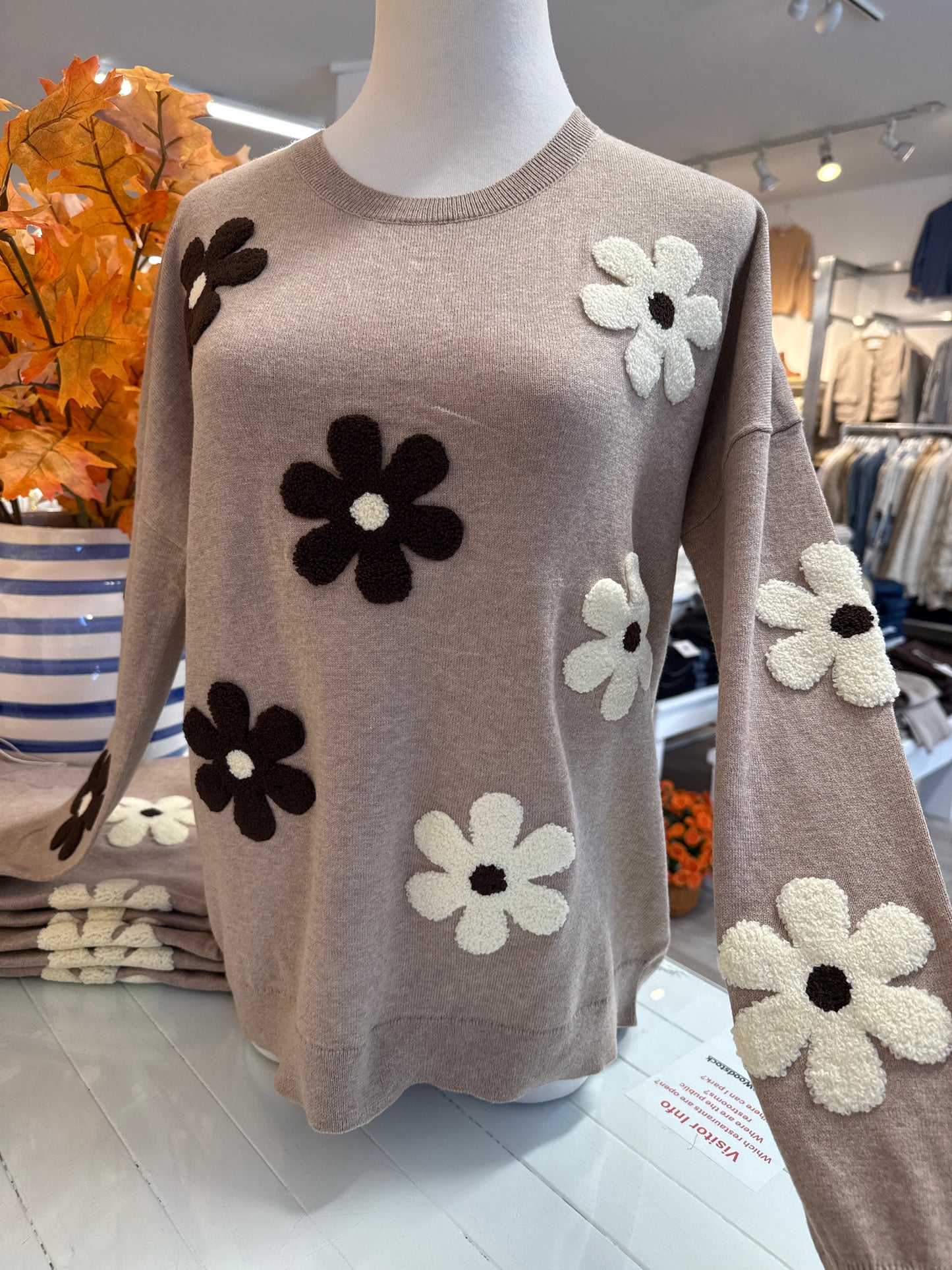 
                  
                    J.Society | Flower Crew Sweater | 22072
                  
                