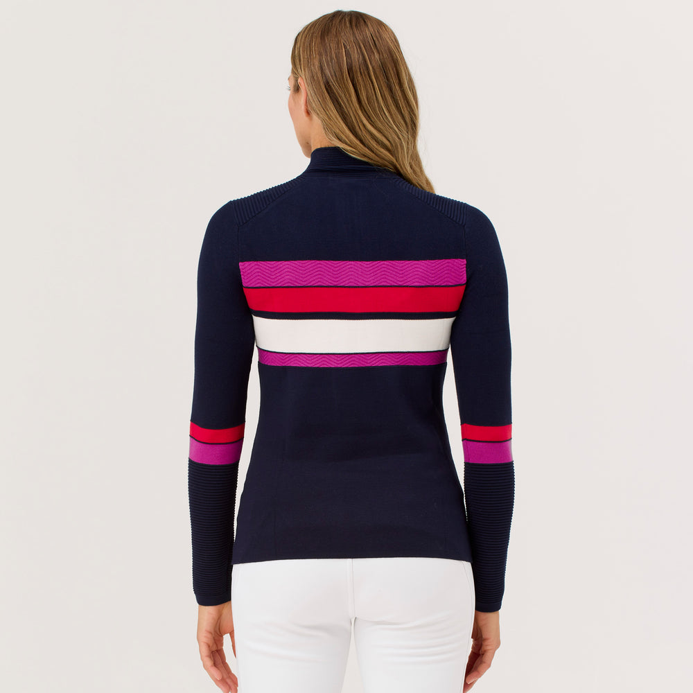 
                  
                    Krimson Klover | Emory Zip Neck | Navy
                  
                