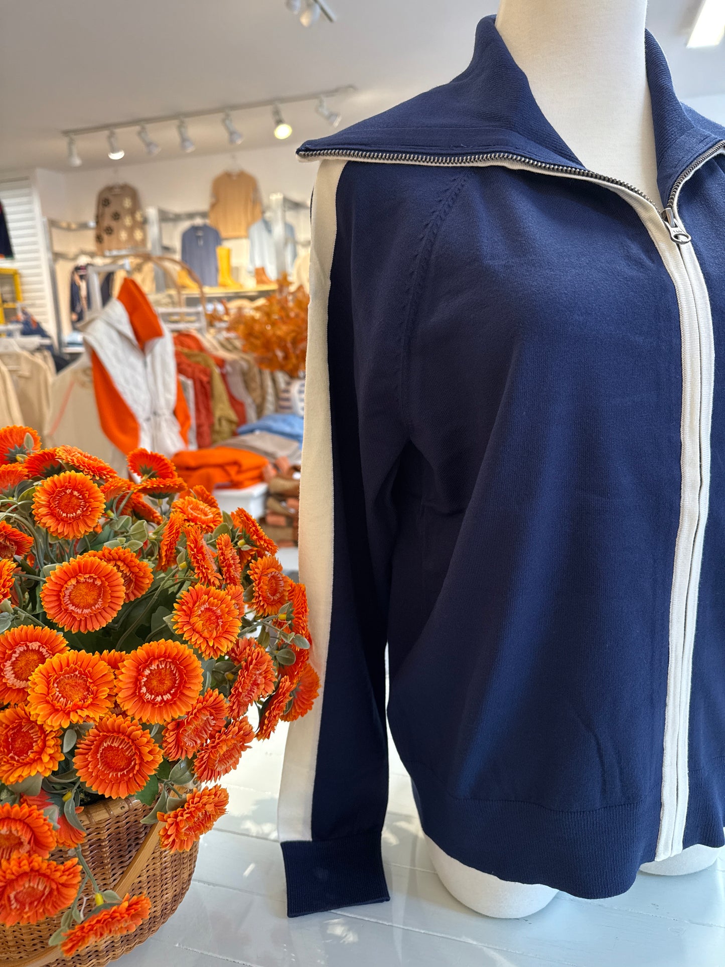 
                  
                    J.Society |  Single Stripe Zip Front Hoodie | 30010
                  
                