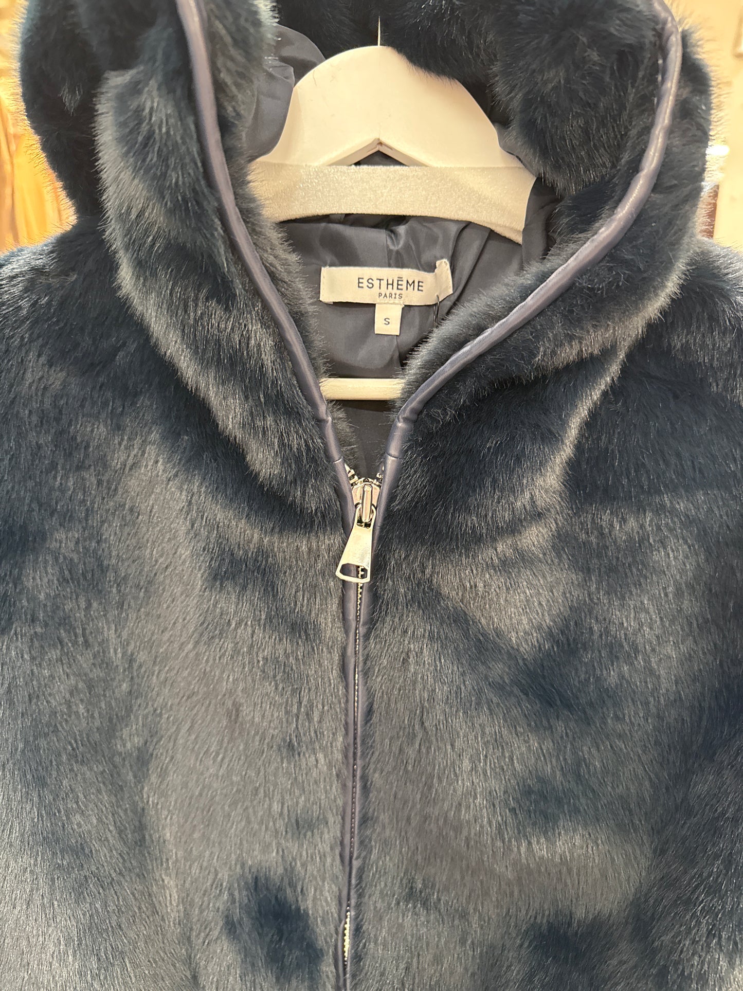 
                  
                    Esthēme | Faux Zip Up Jacket| ZH808
                  
                