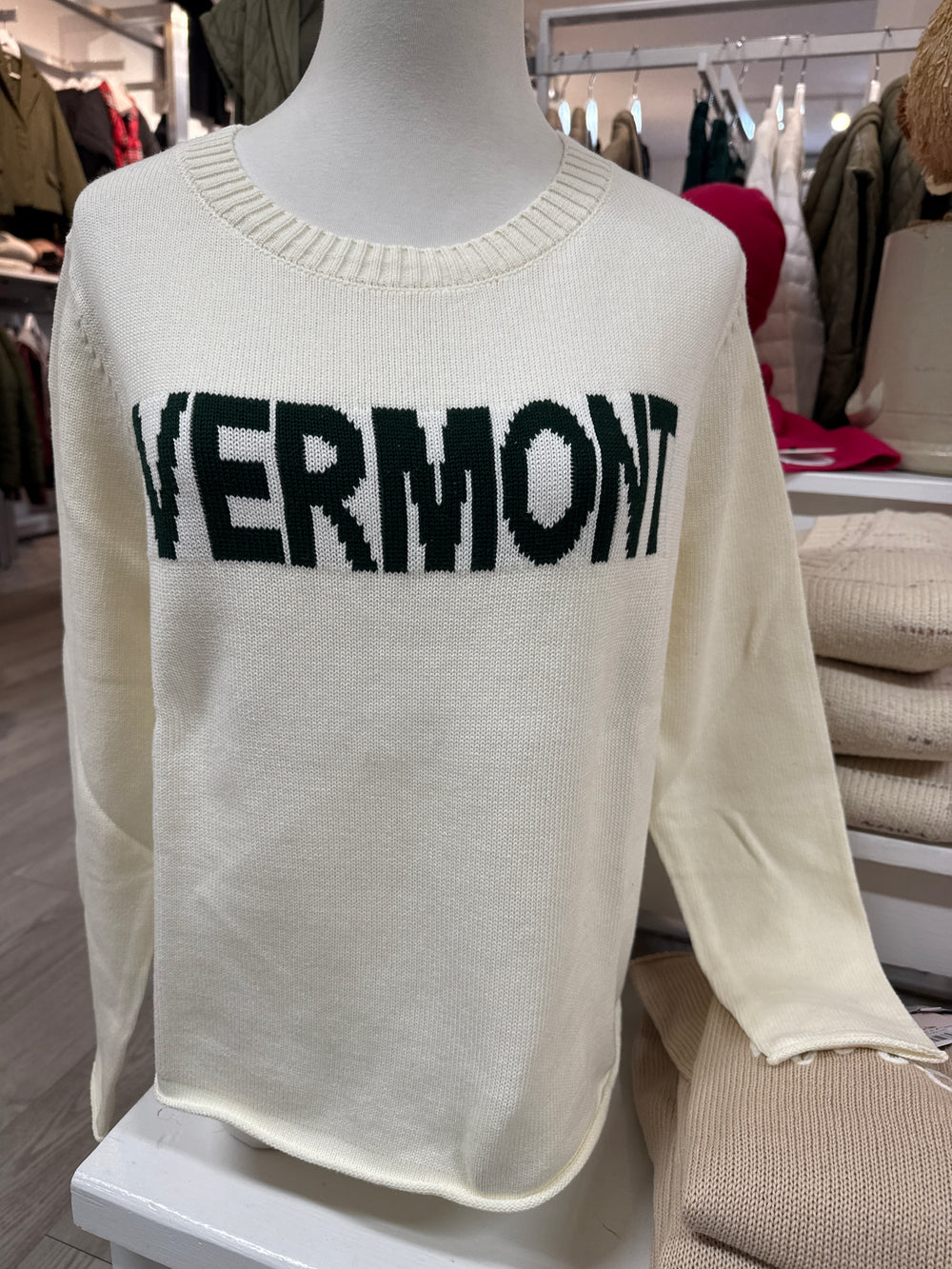 Pearls and Camo | VERMONT| Crew Neck
