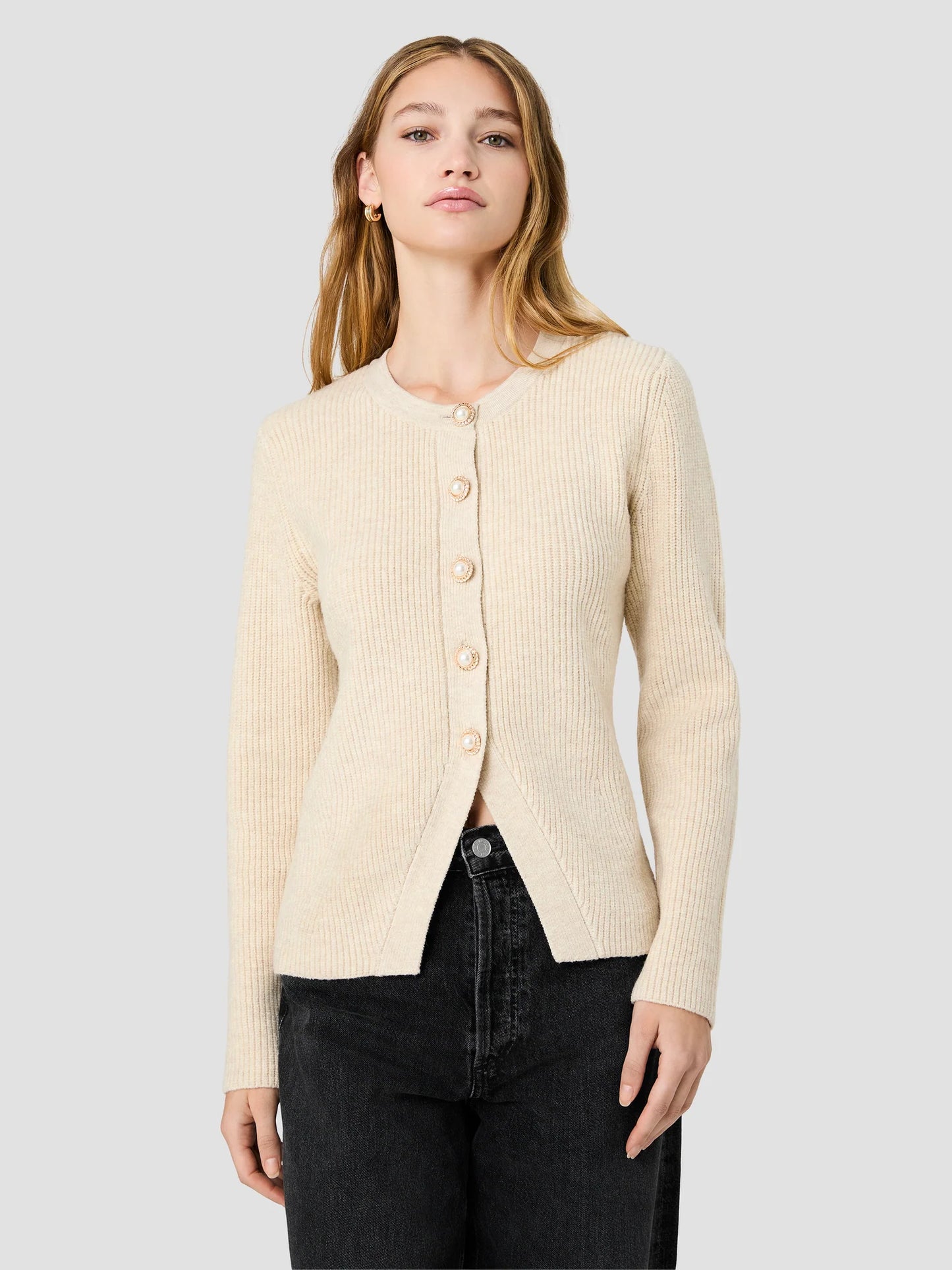 
                  
                    French Connection | Marley Knit Button Top
                  
                