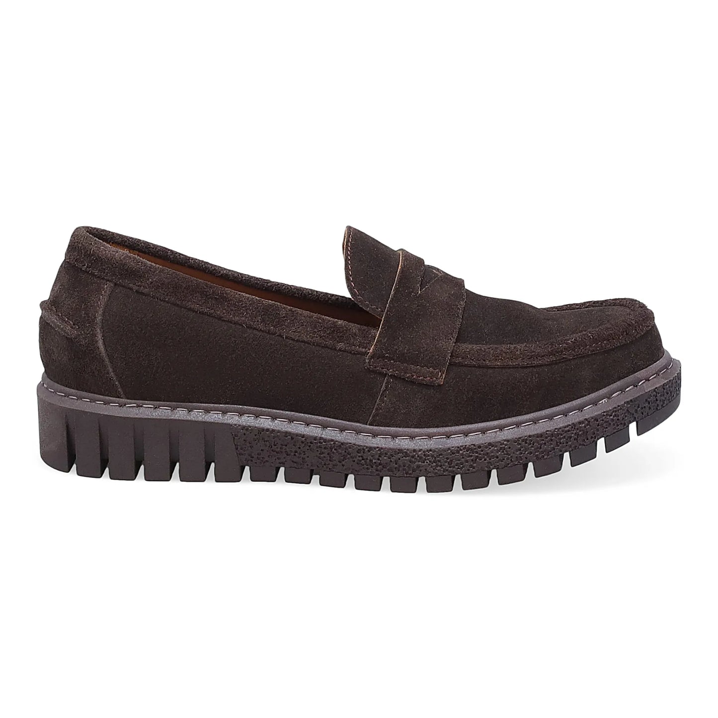 Miz Mooz | Morelia Suede Loafer | Chocolate