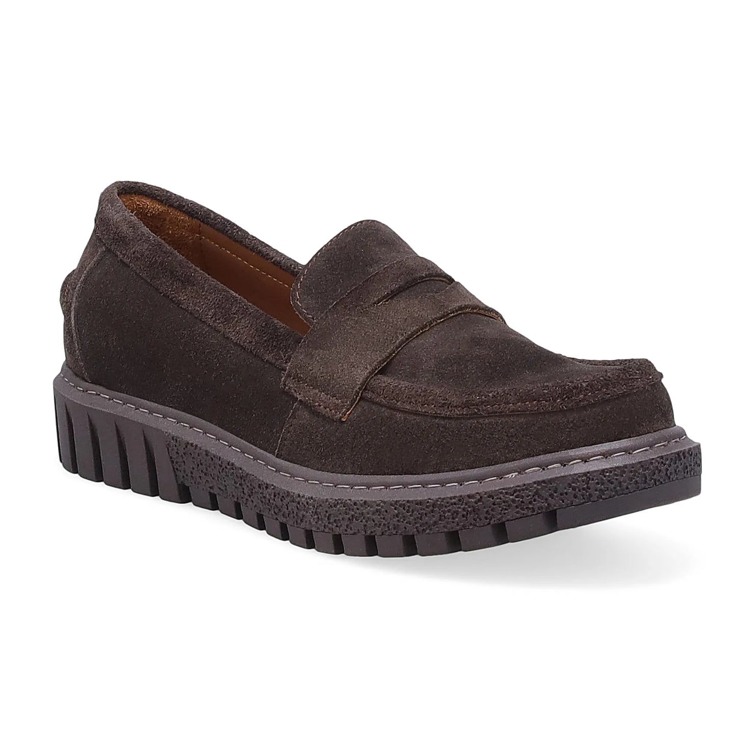 
                  
                    Miz Mooz | Morelia Suede Loafer | Chocolate
                  
                