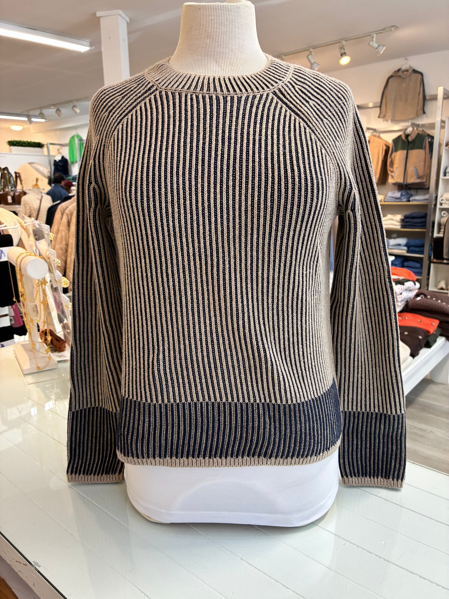 
                  
                    J.Society | Two Tone Plaited Crew | 24085
                  
                