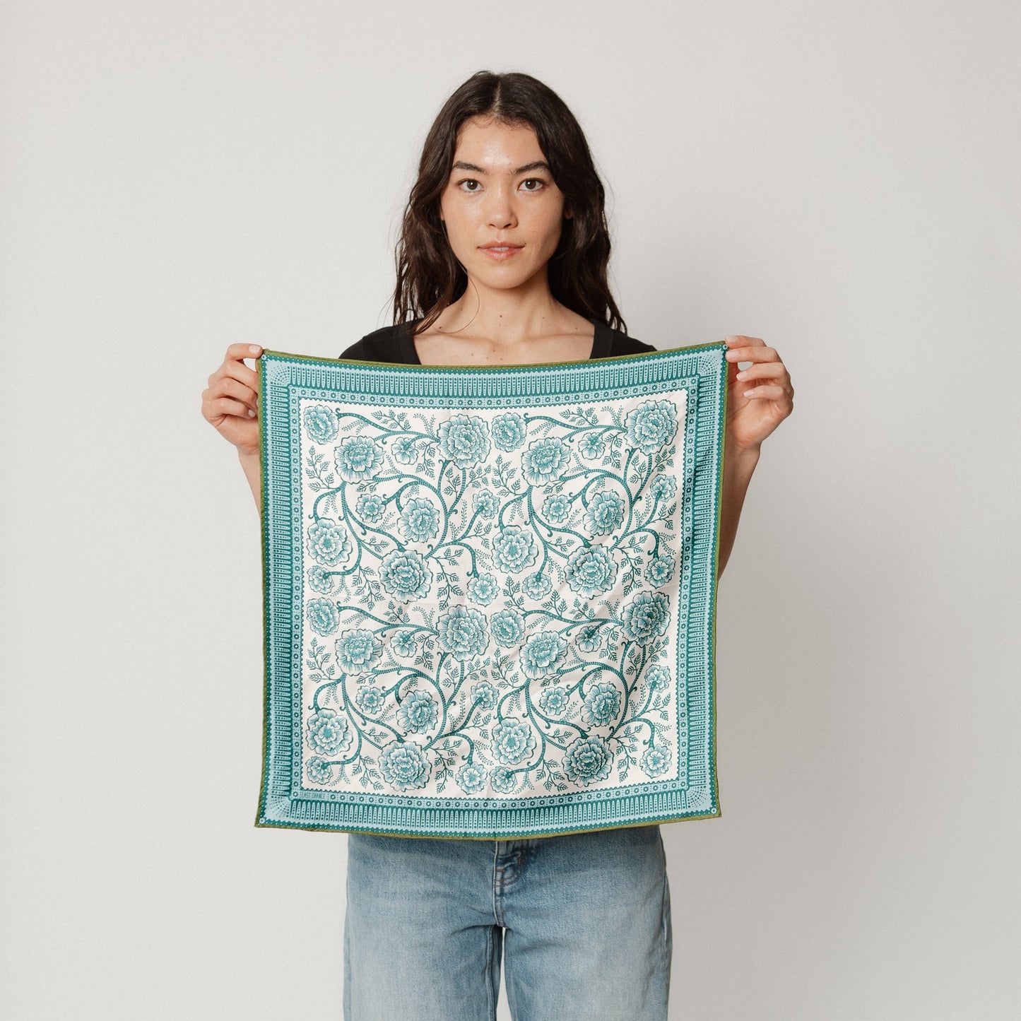 
                  
                    Last Chance Textiles | Silk Twill Scarf | Sage
                  
                