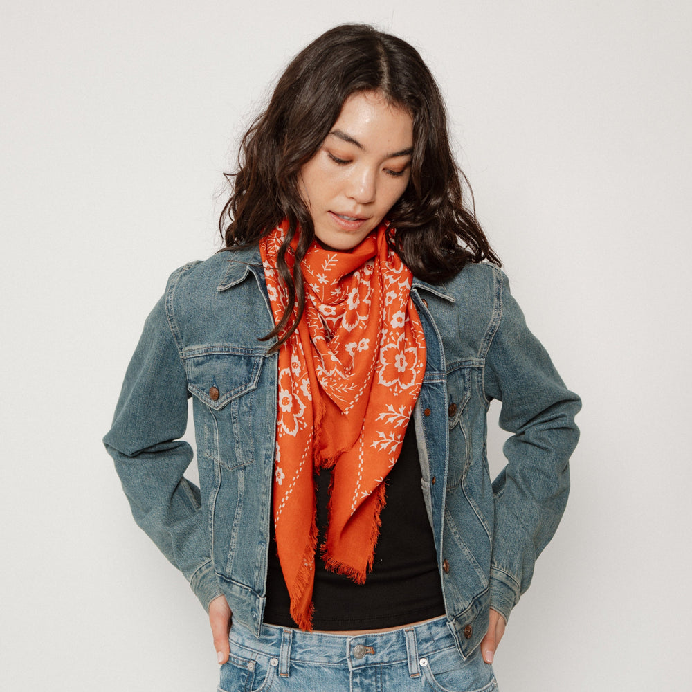 Last Chance Textiles | Big Honcho Bandana | Chili