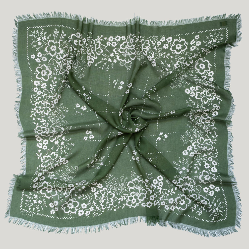 Last Chance Textiles | Big Honcho Bandana | Olive