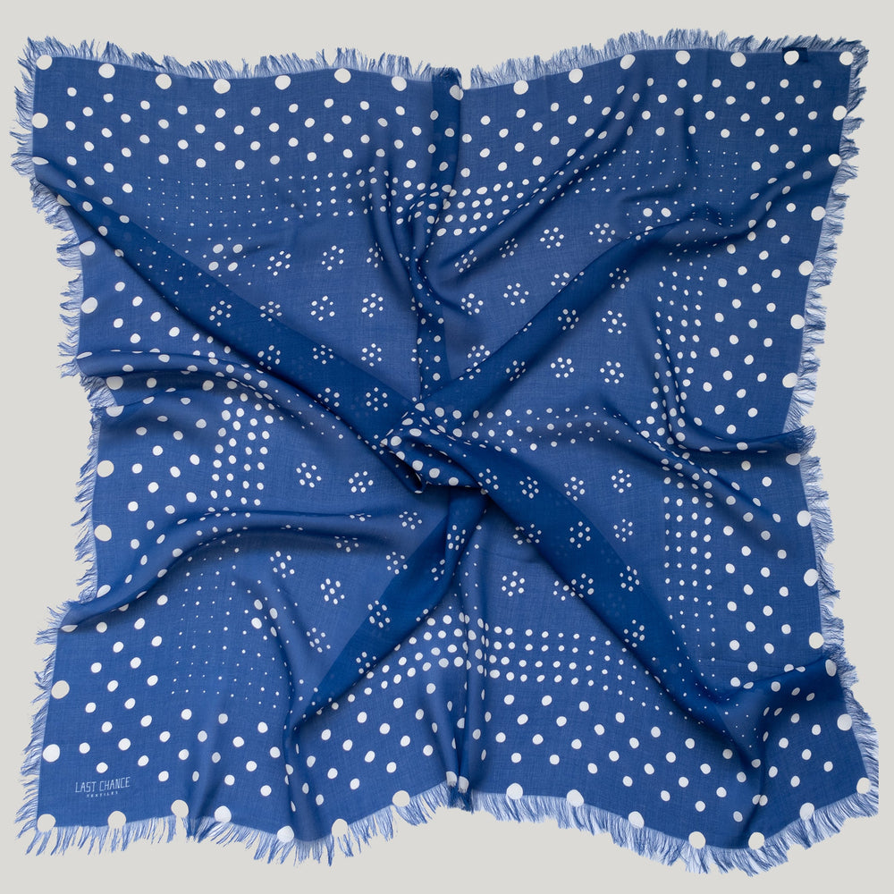 Last Chance Textiles | Big Honcho Bandana | Dot in Azure