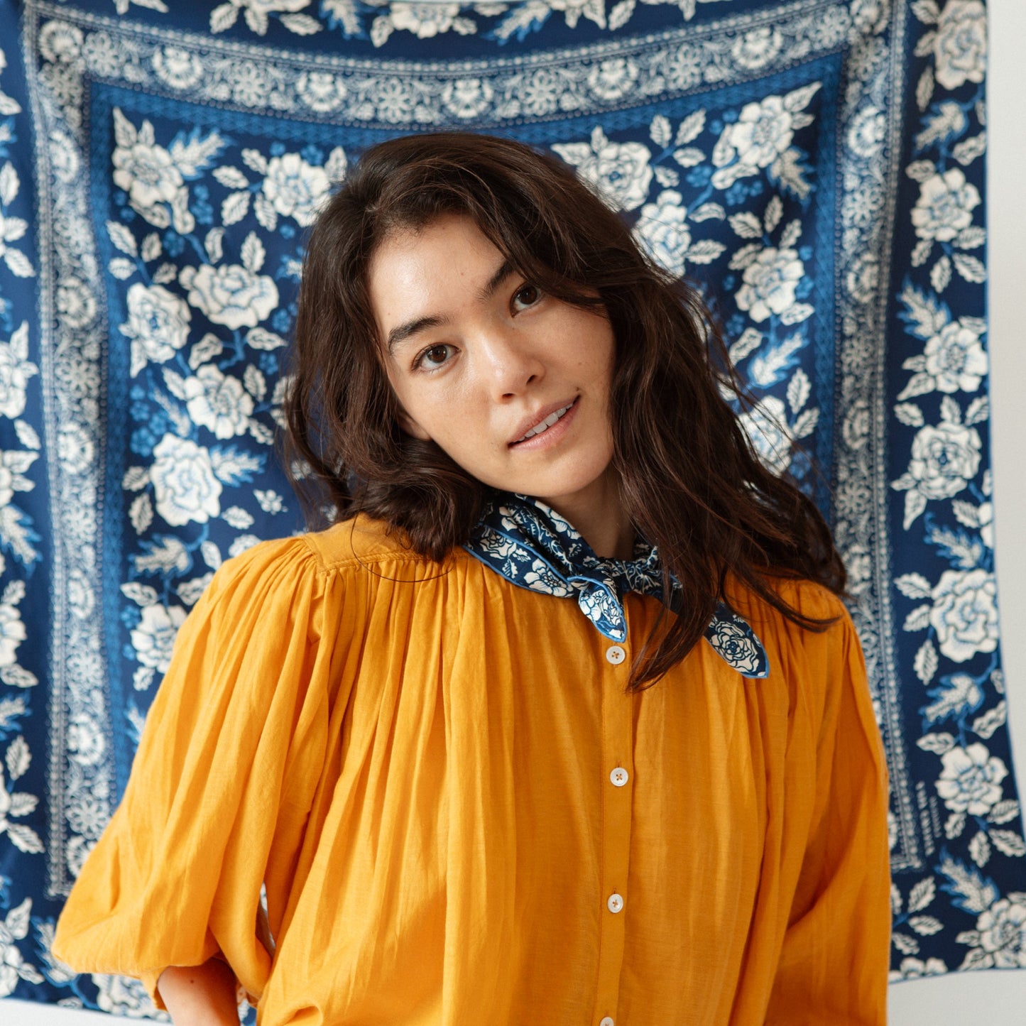 
                  
                    Last Chance Textiles | Silk Twill in Navy
                  
                