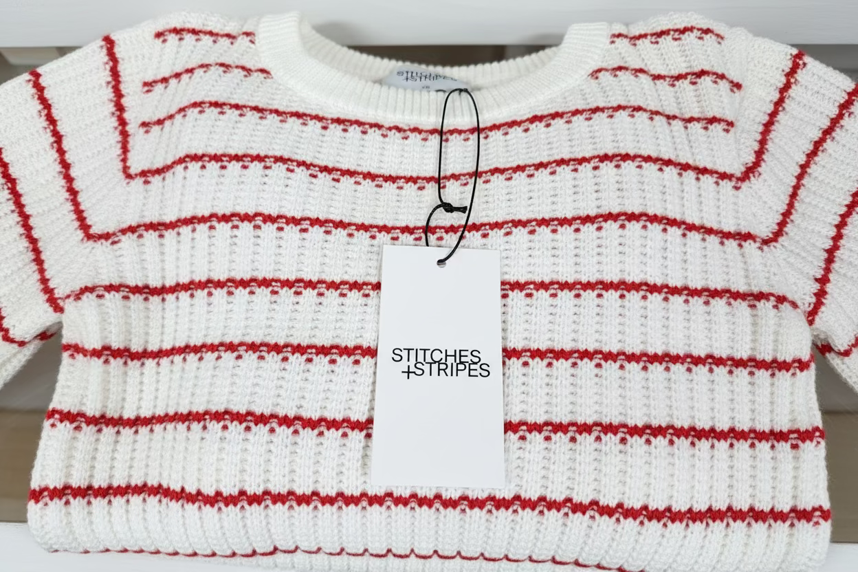 
                  
                    Stitches and Stripes | Singer Pullover | Chalk combo
                  
                