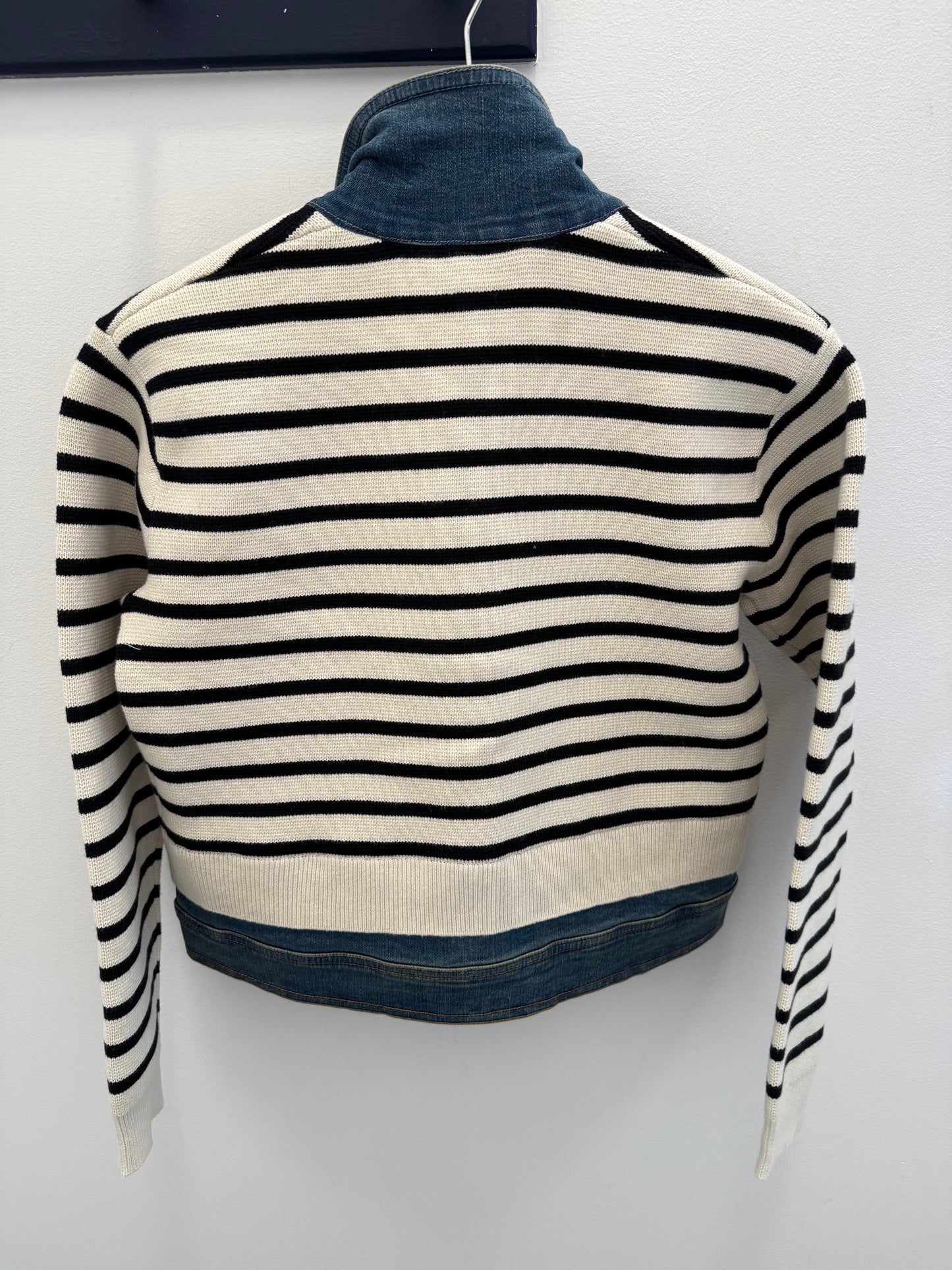 
                  
                    J.Society | Striped Jacket with Denim | 21029
                  
                