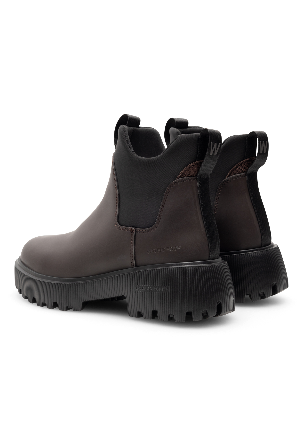 
                  
                    Woden | Isabella Waterproof Boot | Chocolate
                  
                
