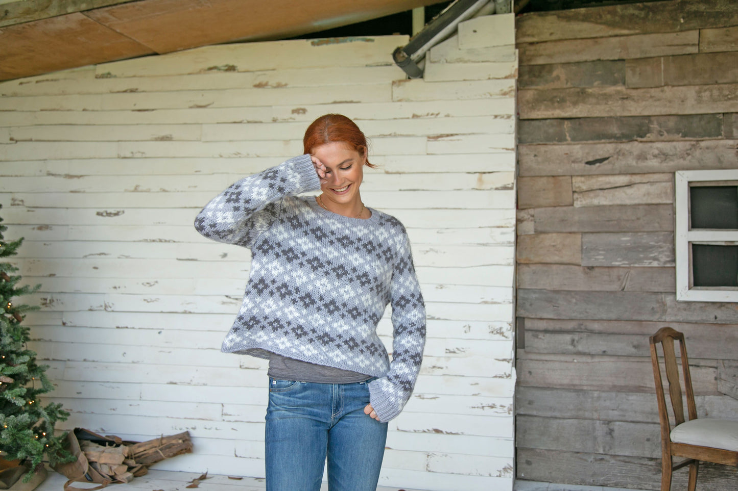 
                  
                    Wooden Ships | Shrunken Fair Isle Crew | Chunky
                  
                