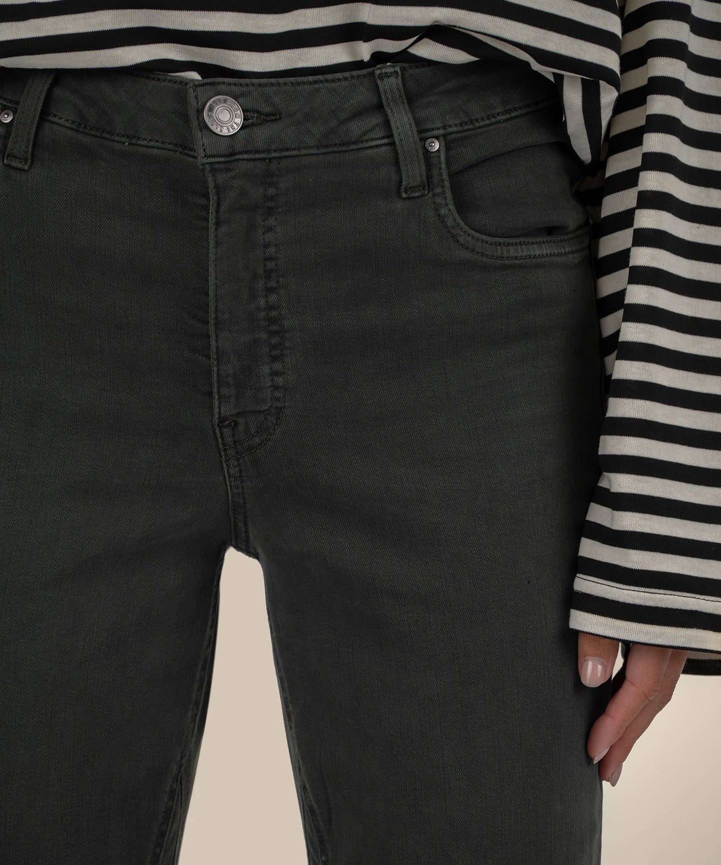 
                  
                    Kut from the Kloth | Kelsey High Rise | Pewter Green
                  
                