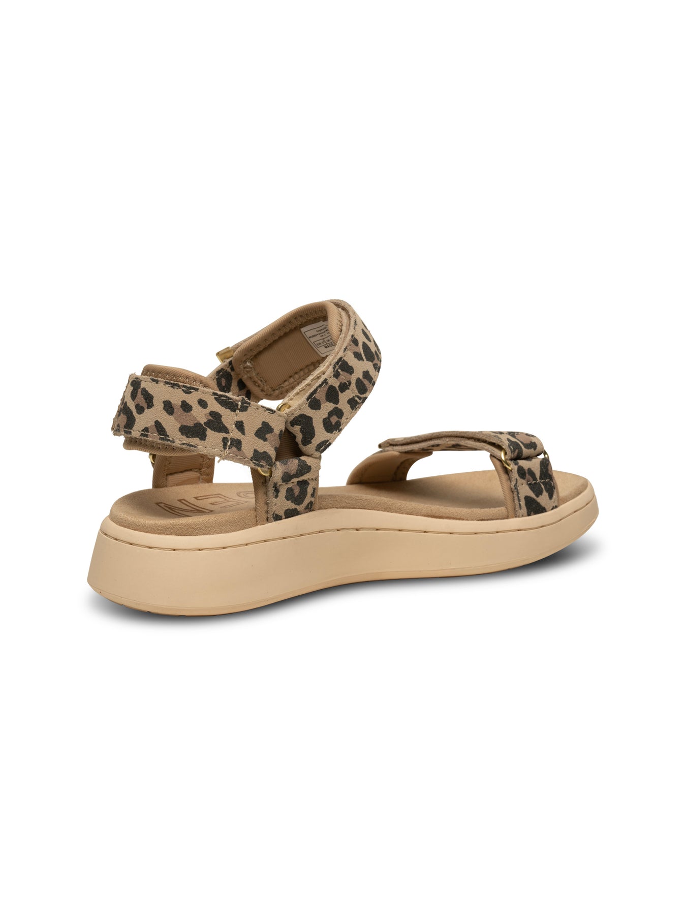 
                  
                    Woden | Line Suede Sandal | Leopard
                  
                