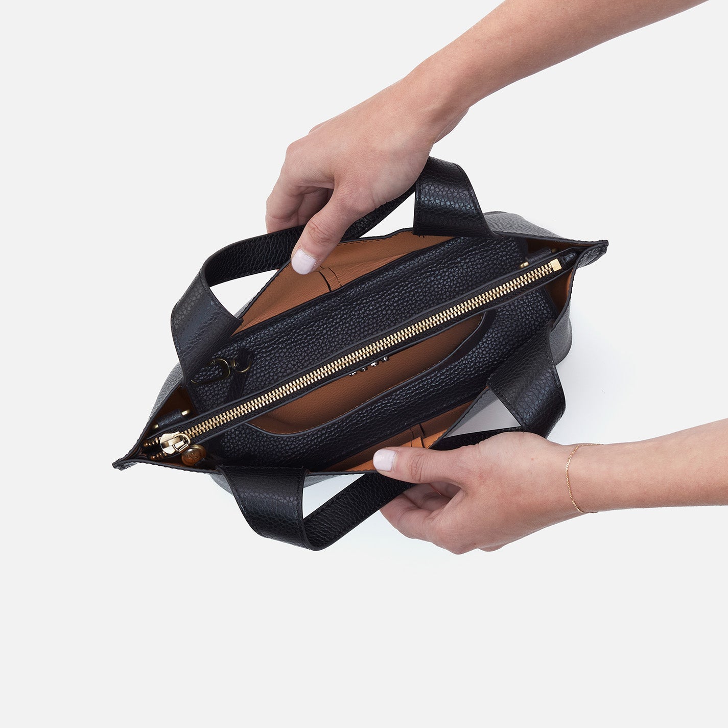 
                  
                    HOBO | Vida Small Tote | Black/Biscuit
                  
                