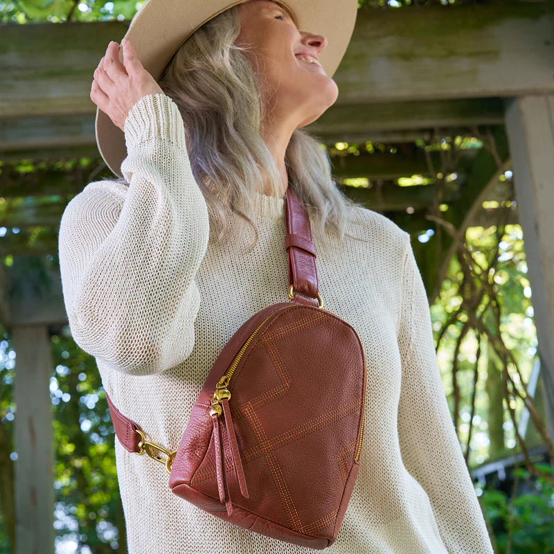 
                  
                    Hobo | Fern Sling | Pebbled Leather | Rust
                  
                