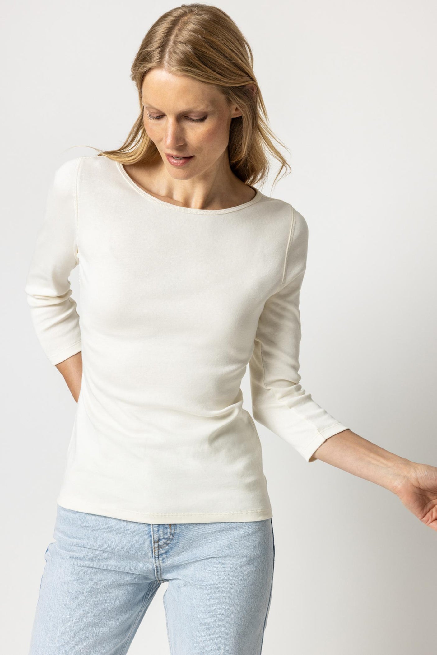 
                  
                    Lilla P | 3/4 Sleeve Boatneck
                  
                