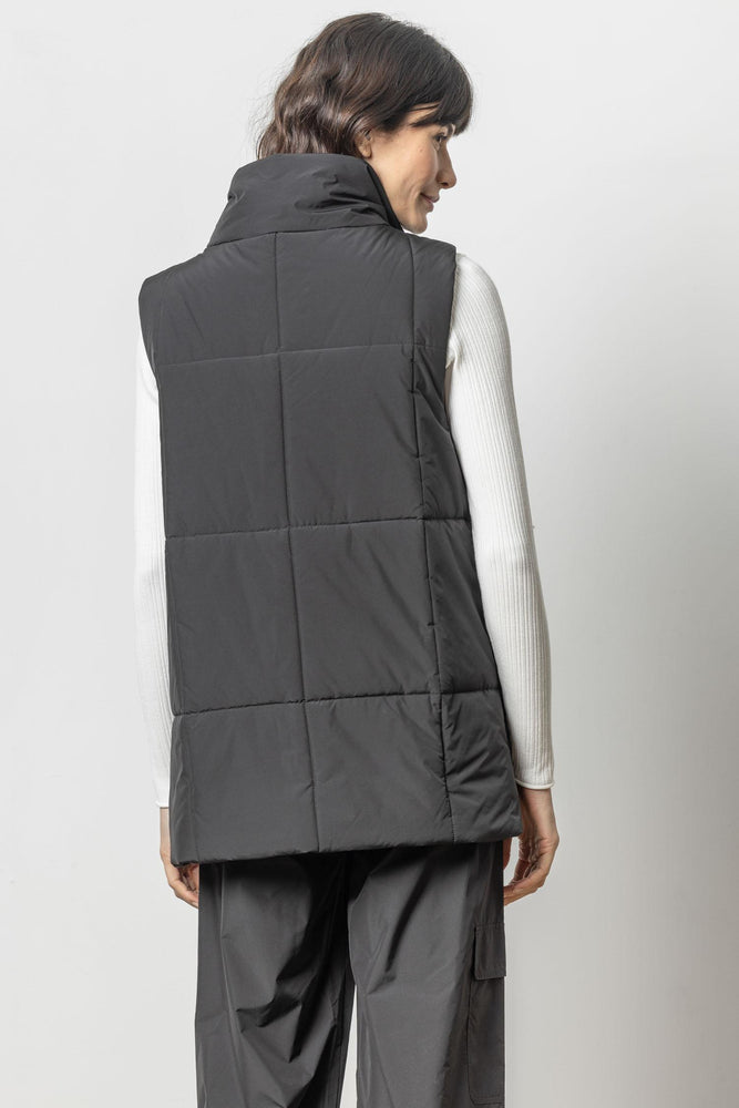 
                  
                    Lilla P | Nylon Long Vest | Black  | PA 2654
                  
                