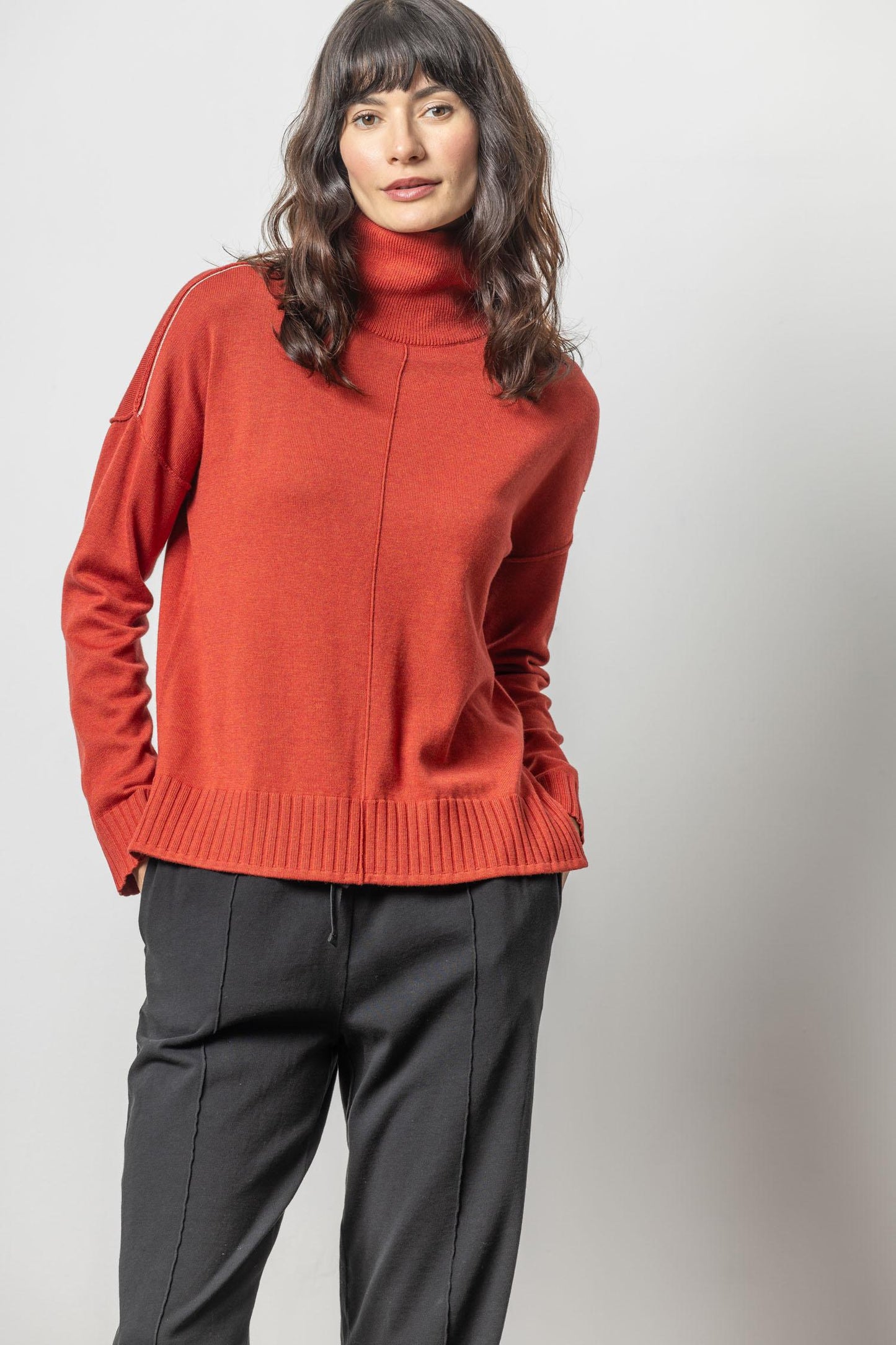 
                  
                    Lilla P | Relaxed Turtleneck Sweater | PA 2683
                  
                