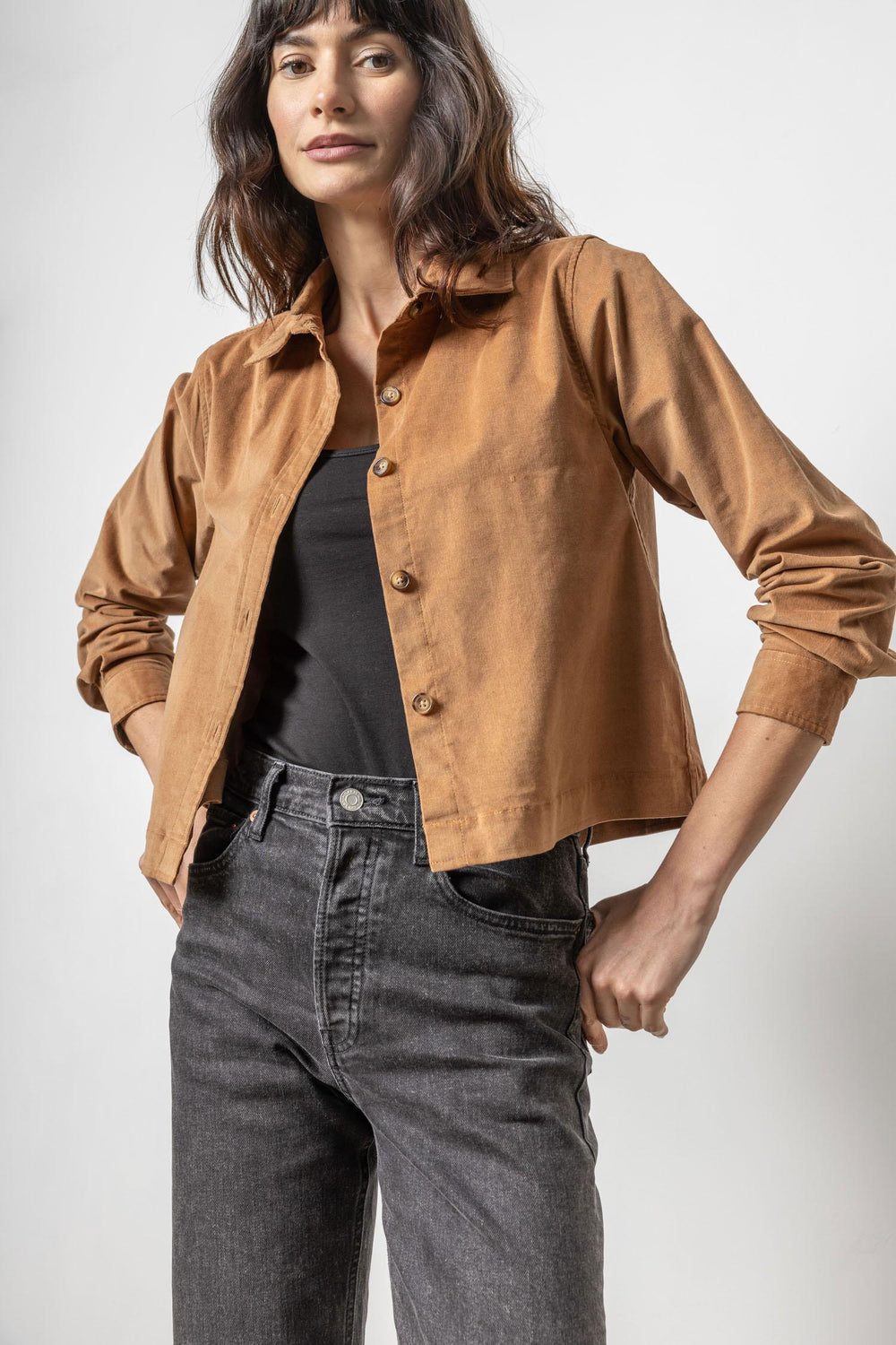 Lilla P | Corduroy Button Down Jacket | PA2812