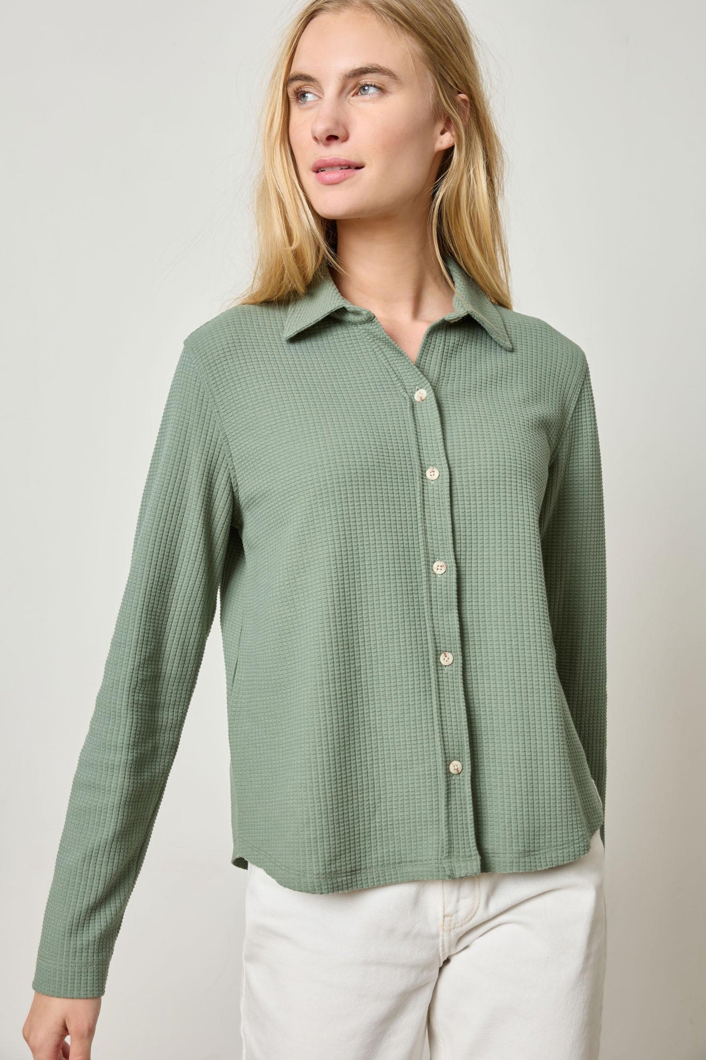 
                  
                    Lilla P | Collared Button Down Shirt | PA2887
                  
                