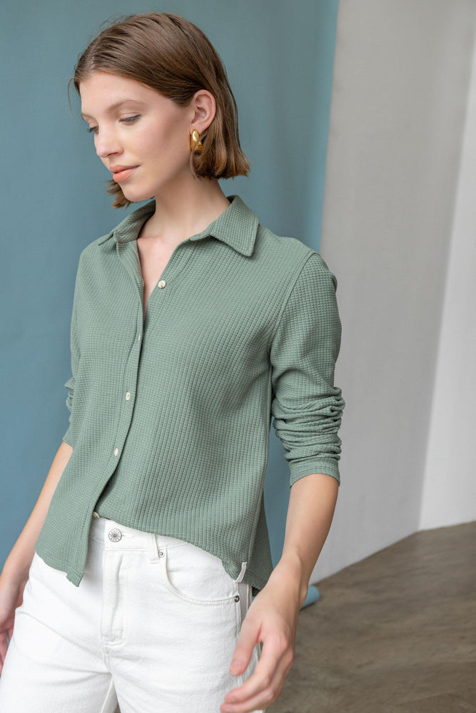 
                  
                    Lilla P | Collared Button Down Shirt | PA2887
                  
                