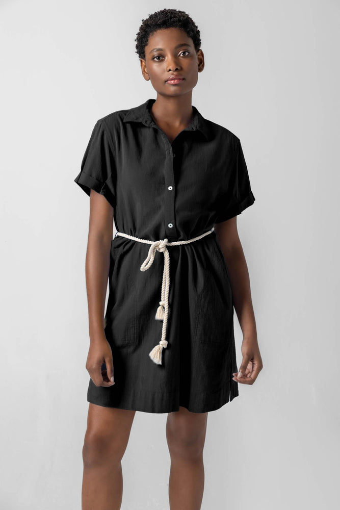 
                  
                    Lilla P | Half Placket Shirt Dress | 2980
                  
                