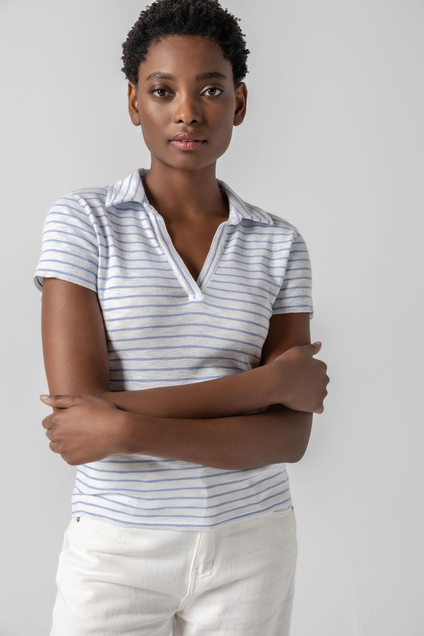 
                  
                    Lilla P | Striped Polo Tee | 2999
                  
                
