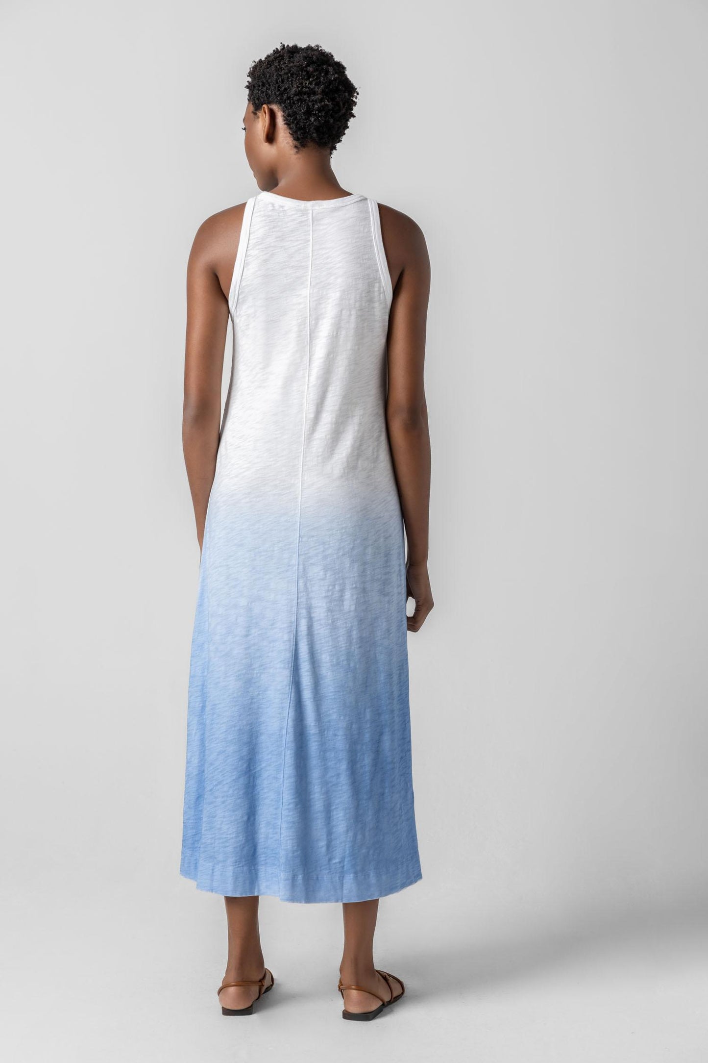 
                  
                    Lilla P | Ombre Jewel Neck Dress | 3001
                  
                