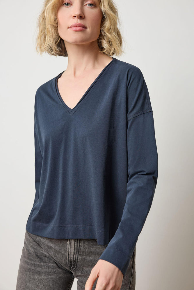 
                  
                    Lilla P | L/S Cut edge VNeck | 3055
                  
                