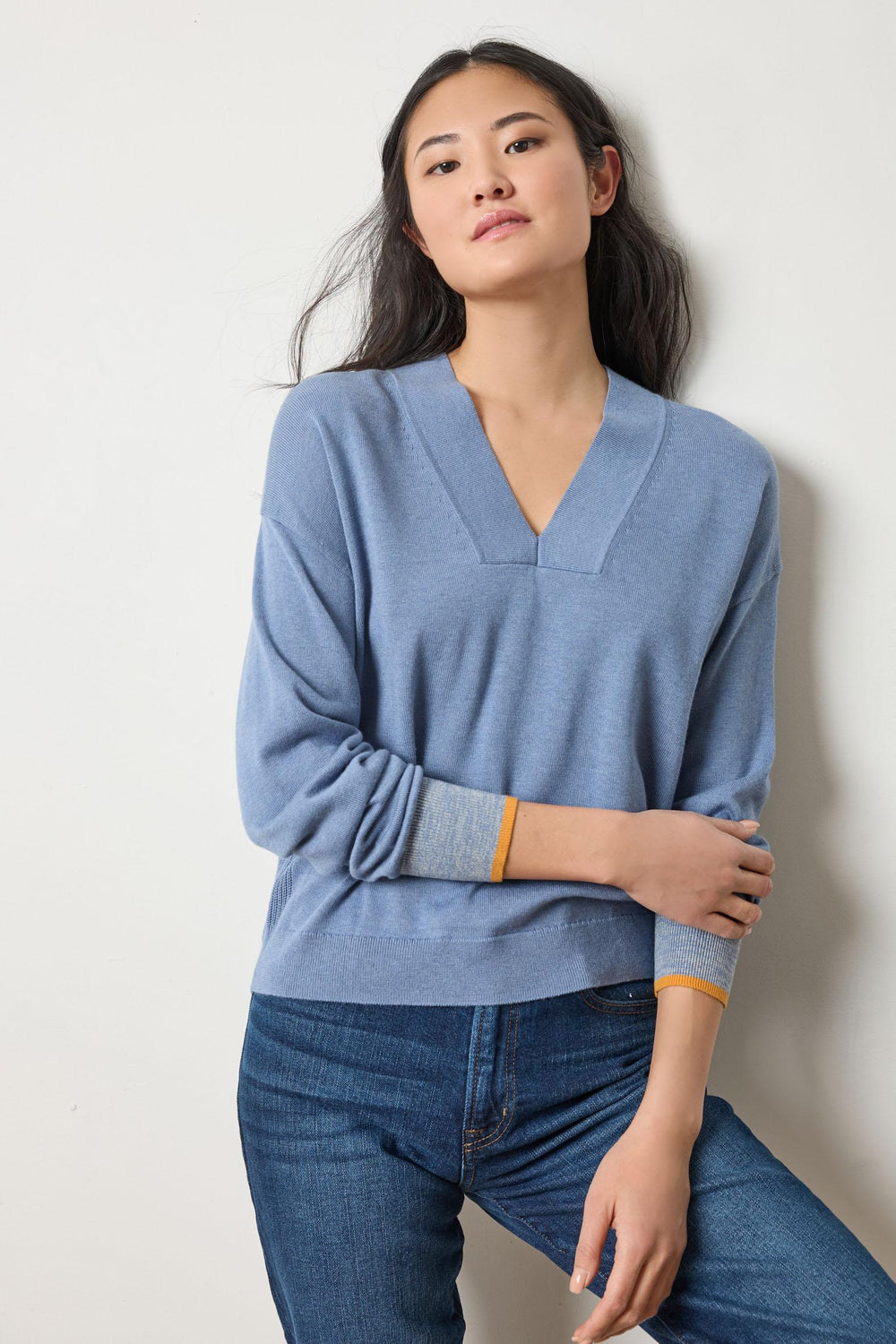 Lilla P | V-Neck Pullover Sweater | 3065