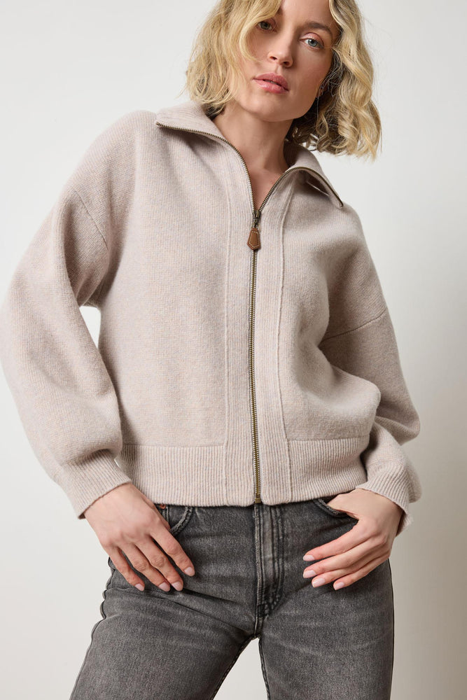 
                  
                    Lilla P | Zip Front Bomber | 3079
                  
                