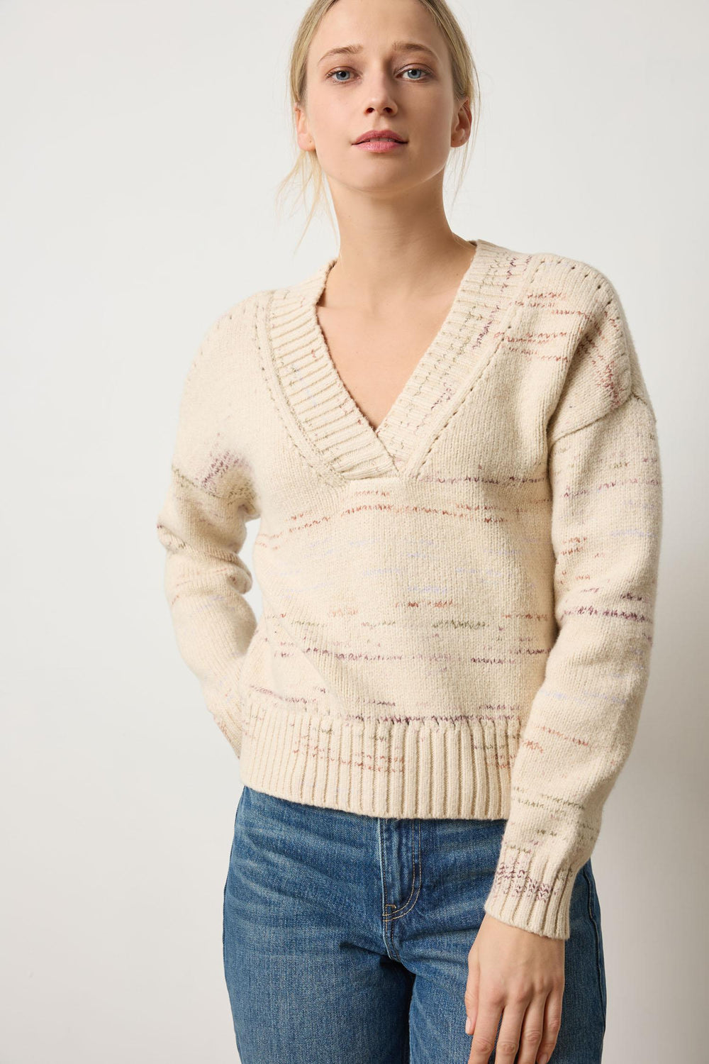 Lilla P | Oversized V neck Sweater | 3082