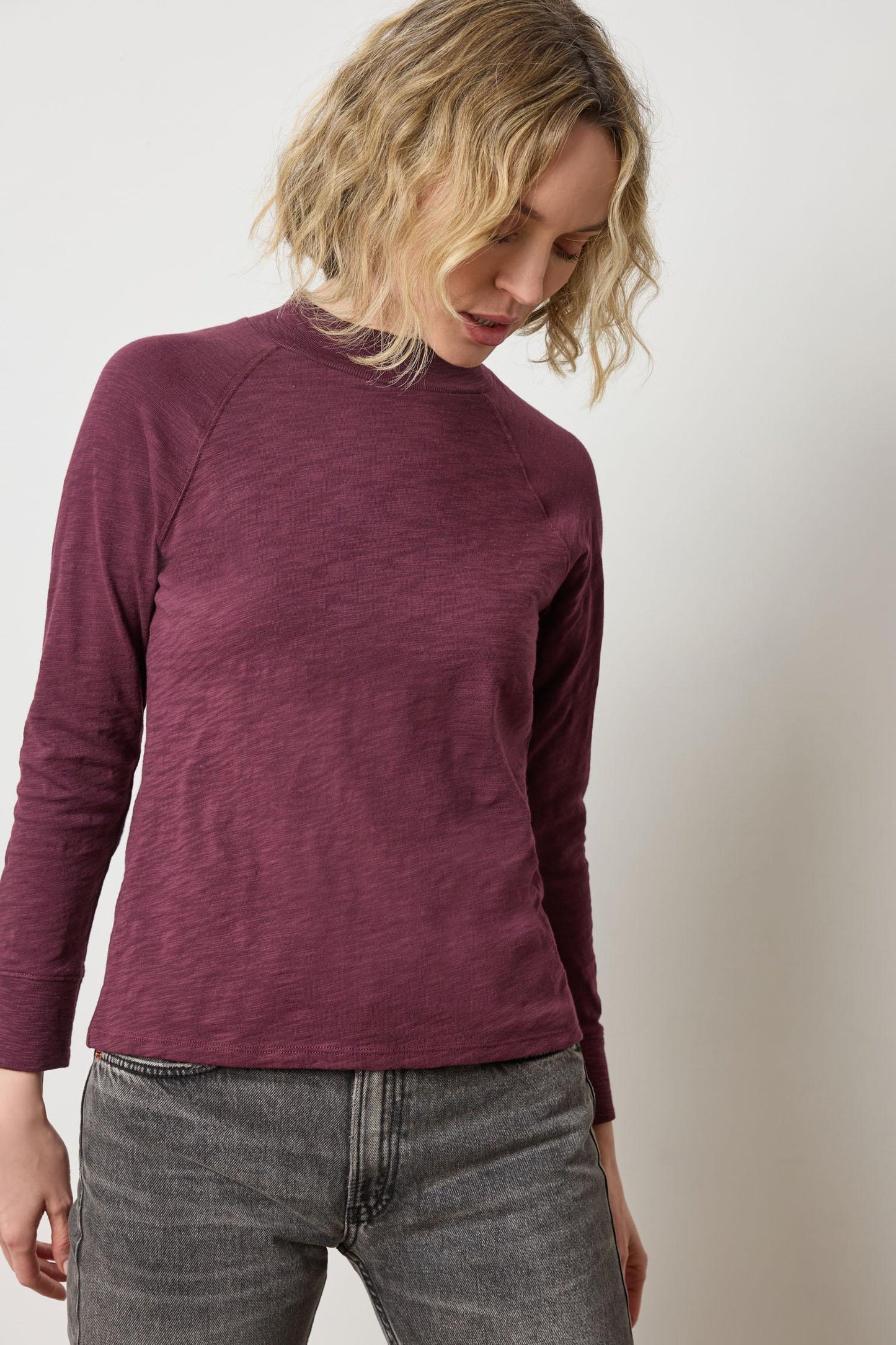 
                  
                    Lilla P | 3/4 Sleeve Mock Neck | 3128
                  
                