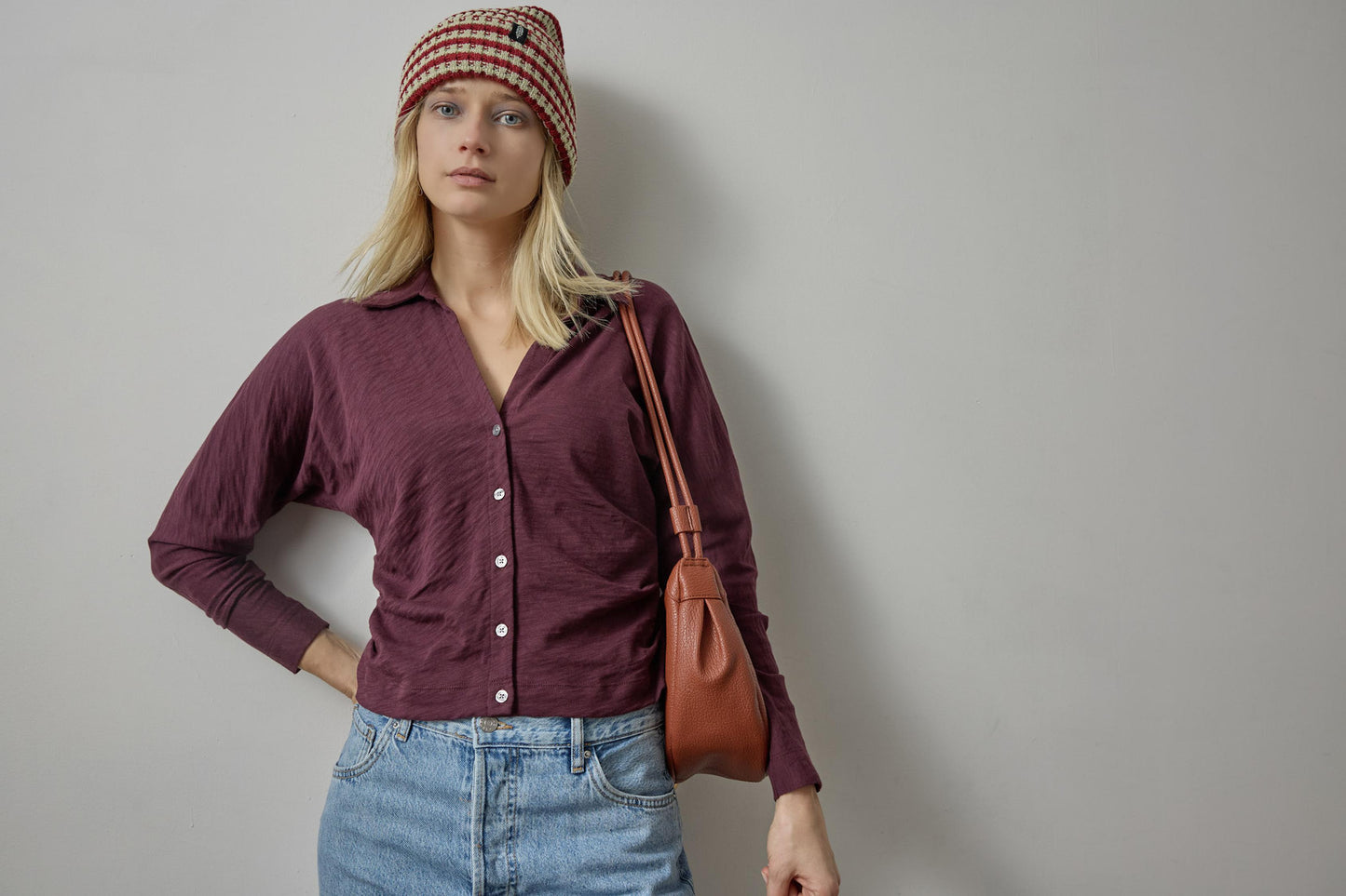 
                  
                    Lilla P | Side Pleat Button Down | 3129
                  
                