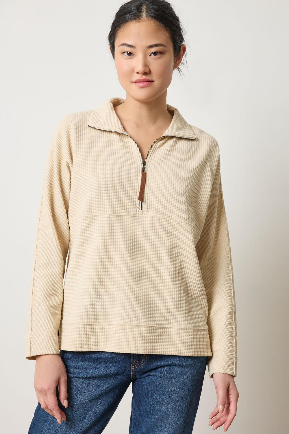 Lilla P | Dolman Oversize 1/2 Zip top 3140