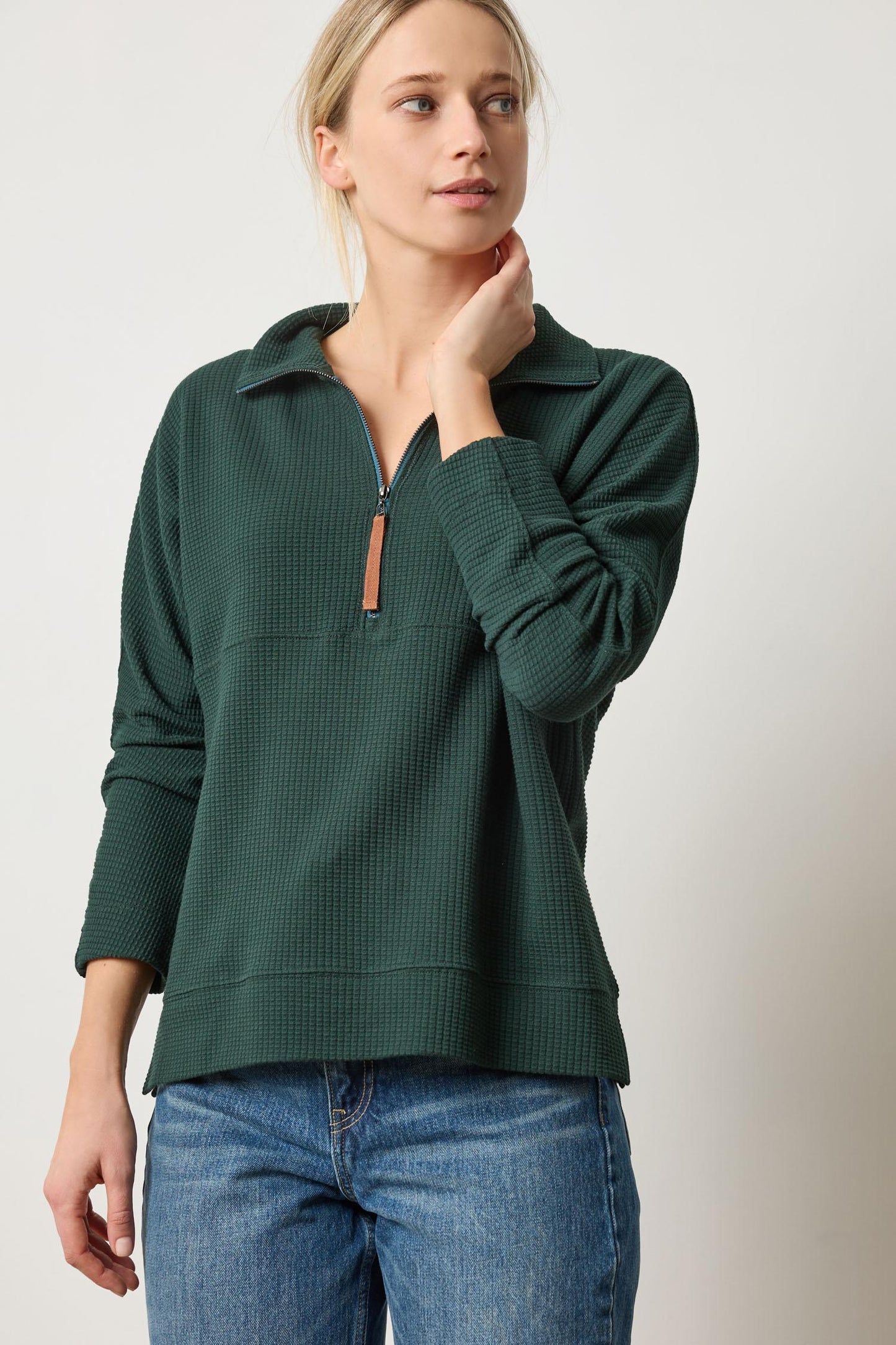 
                  
                    Lilla P | Dolman Oversize 1/2 Zip top 3140
                  
                