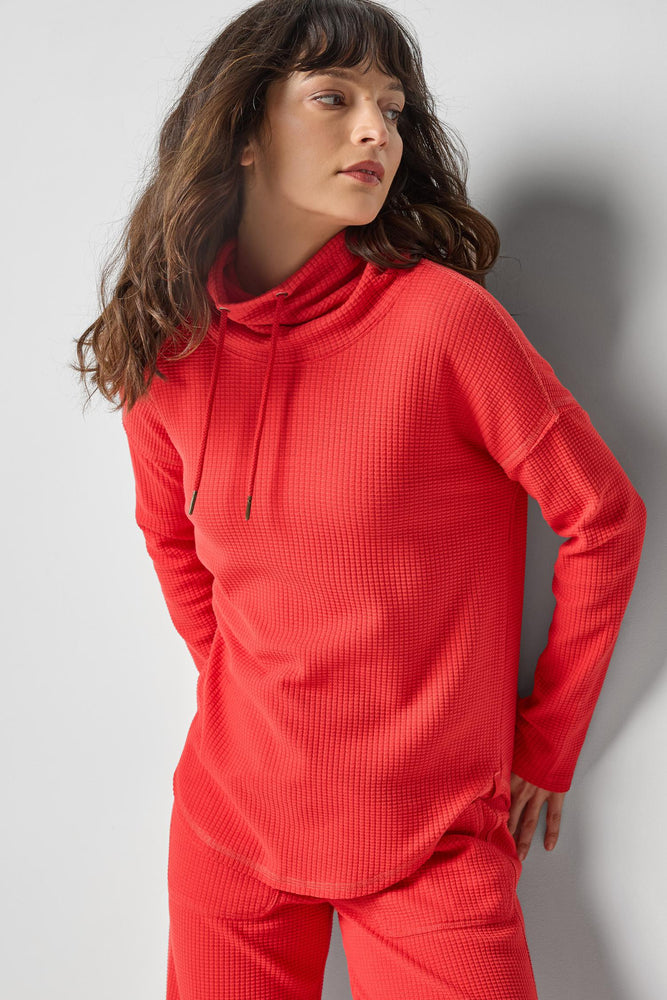 
                  
                    Lilla P | Rounded Hem Mock Neck | 3225
                  
                