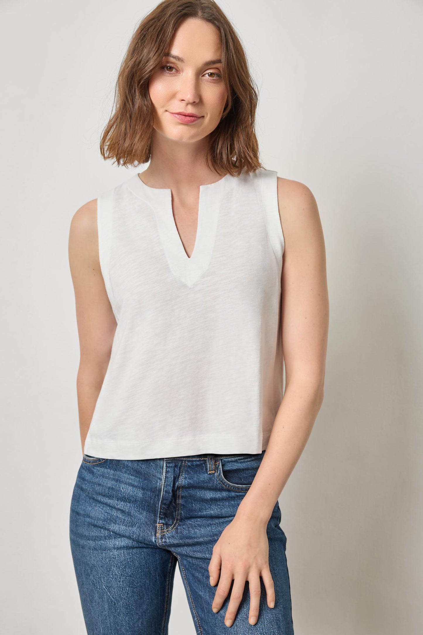 
                  
                    Lilla P | Pleat Back tank  3316
                  
                