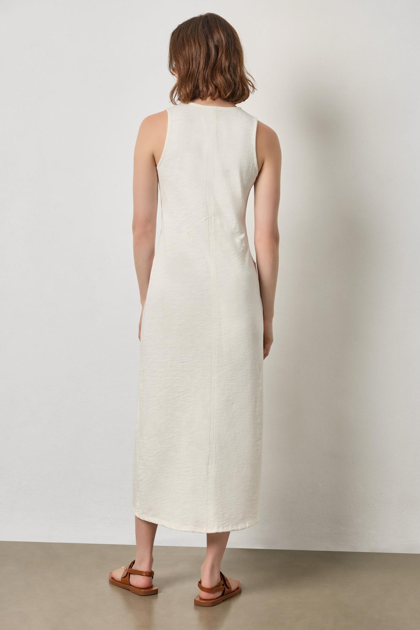 
                  
                    Lilla P | V Neck Seamed Maxi Dress | 3331
                  
                