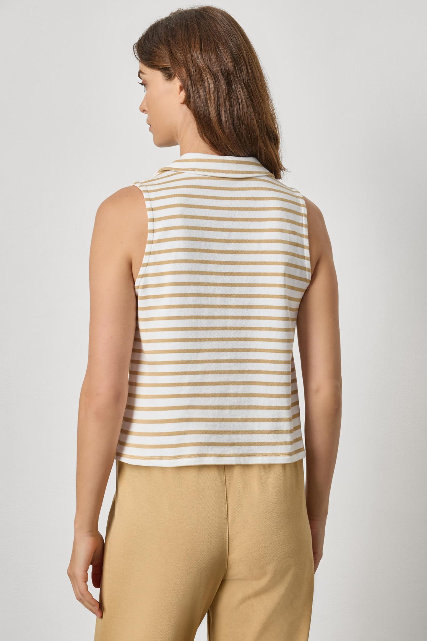 
                  
                    Lilla P | Sleeveless Collared Top | 3333
                  
                